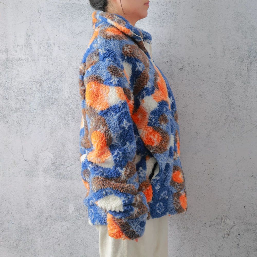 Louis Vuitton Louis Vuitton Multicolor Plush Zip Jacket Size US L / EU 52-54 / 3 - 4 Thumbnail