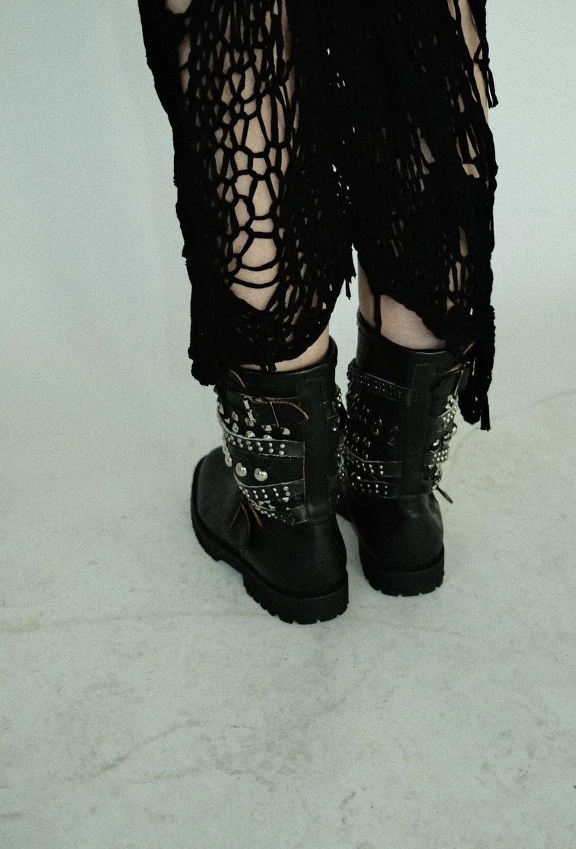 Rei Kawakubo Comme des Garçons Rivet Chunky Boots Size US 6 / IT 36 - 2 Thumbnail