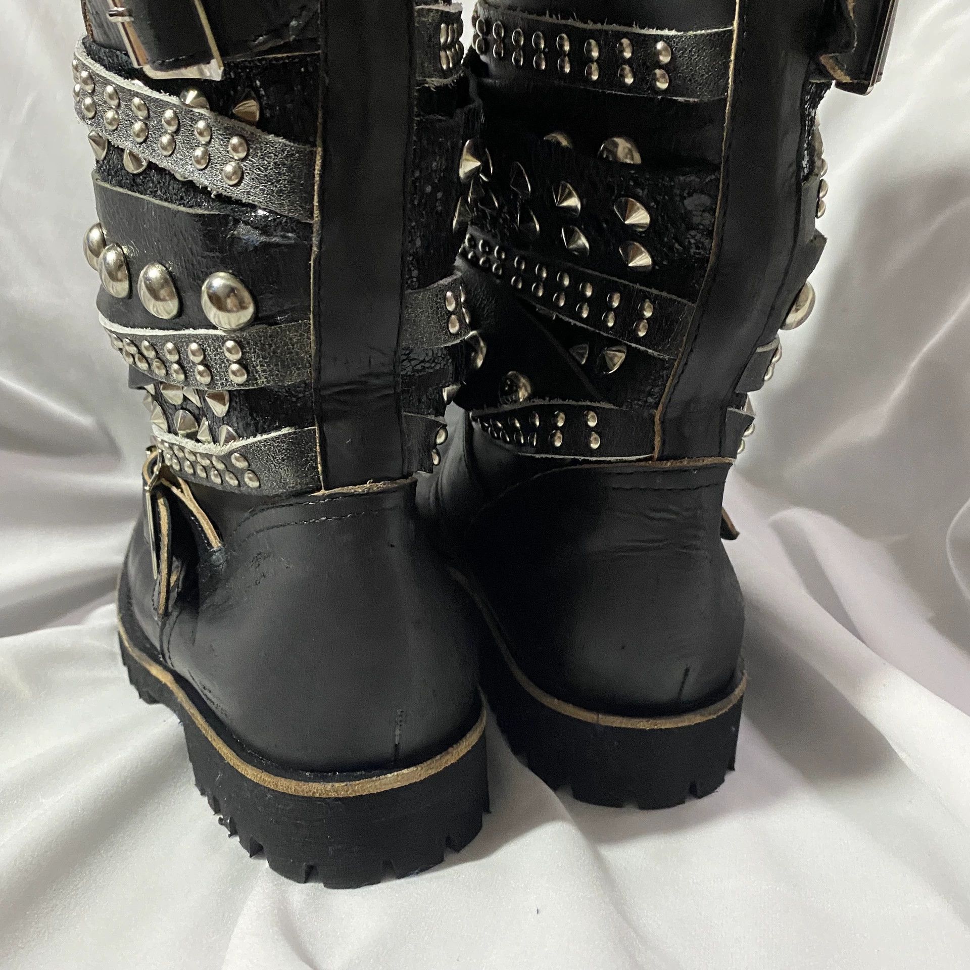 Rei Kawakubo Comme des Garçons Rivet Chunky Boots Size US 6 / IT 36 - 7 Thumbnail