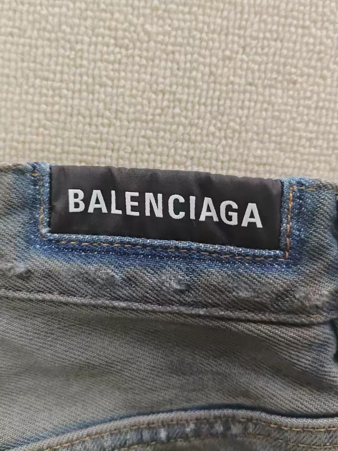 Balenciaga Balenciaga 23SS Mud-Dye Distressed Baggy Jeans Size US 34 / EU 50 - 3 Thumbnail
