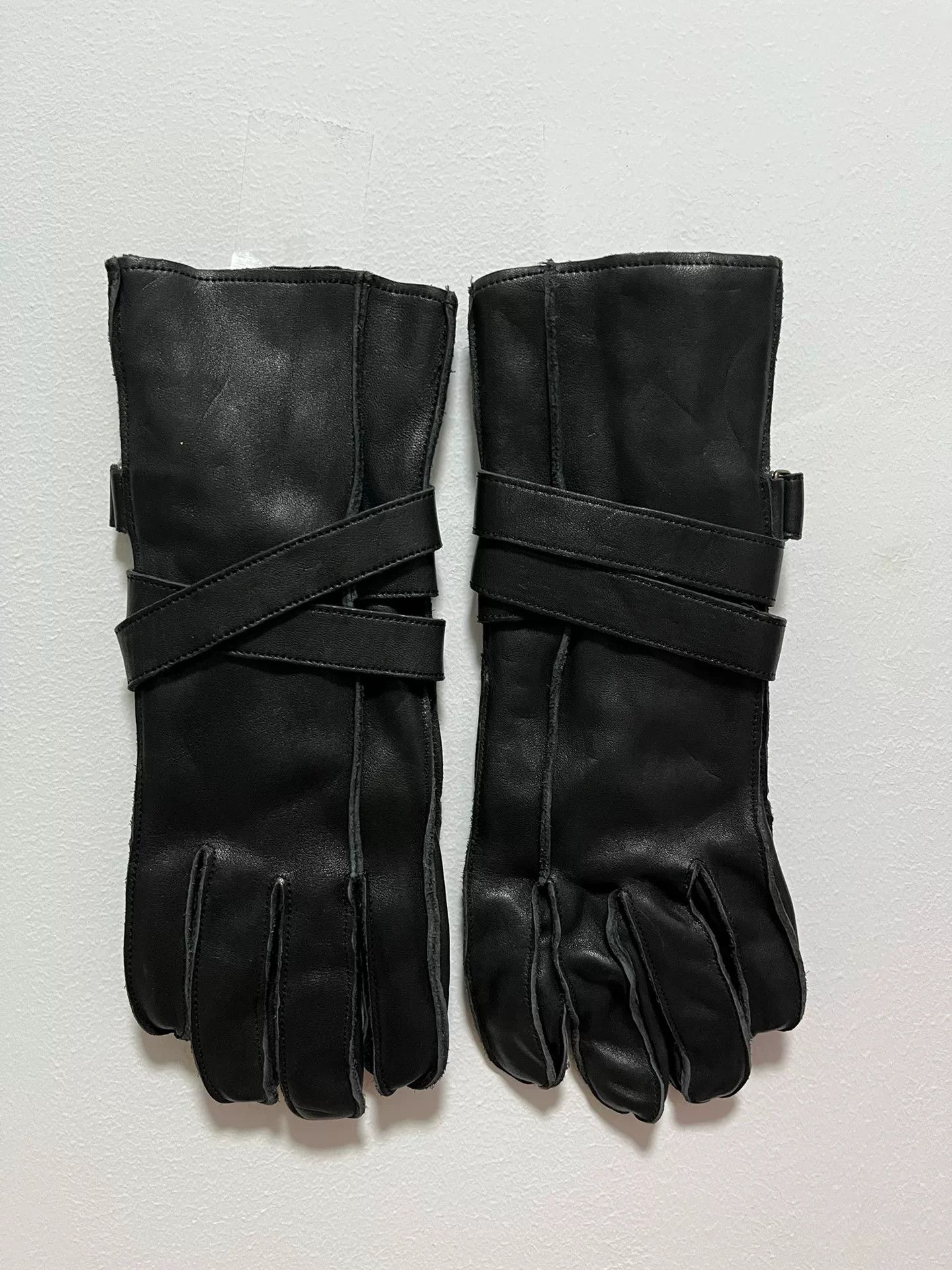 Yohji Yamamoto Yohji Yamamoto Y's Horse Leather Gloves Size ONE SIZE - 2 Thumbnail