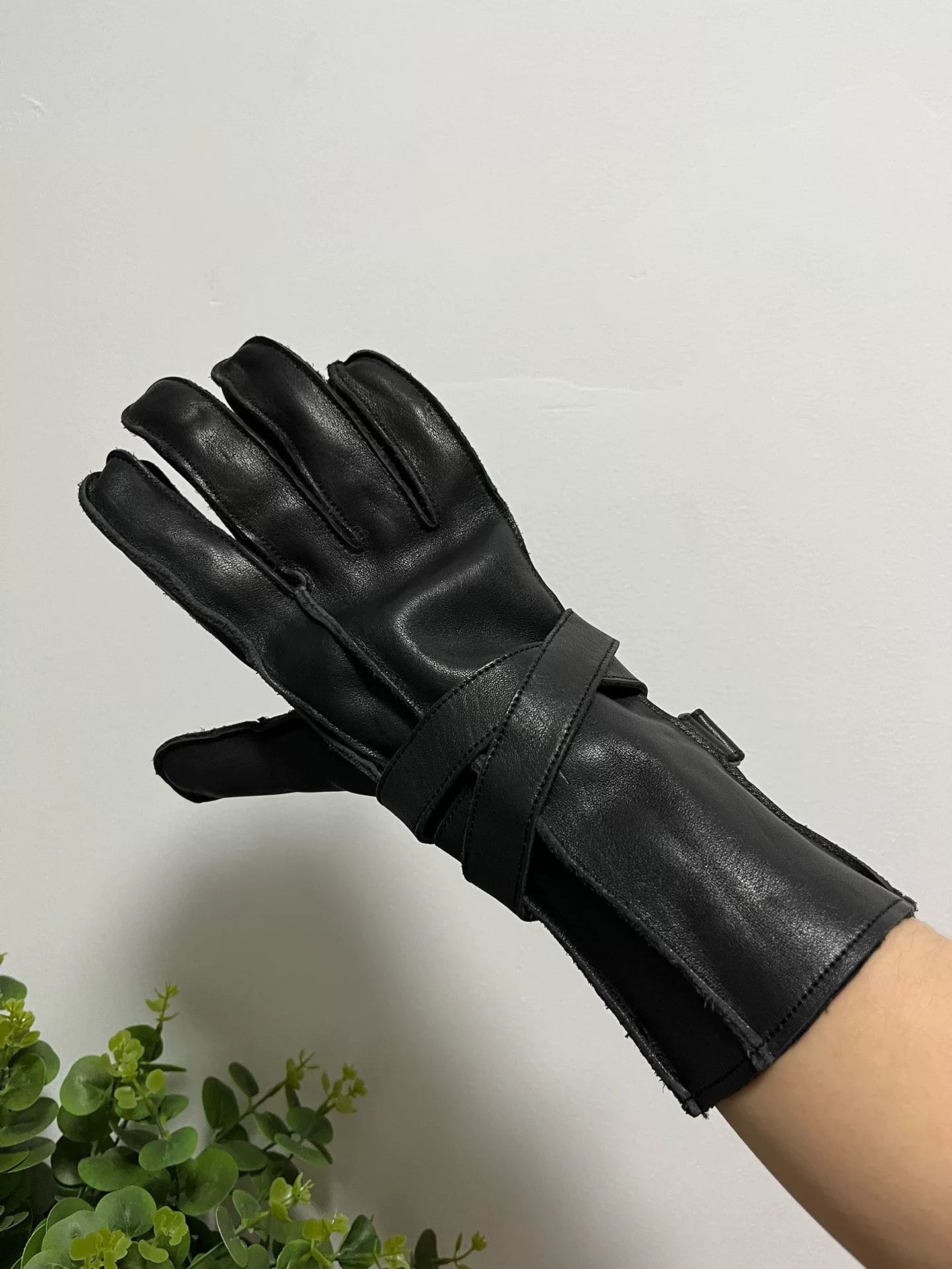 Yohji Yamamoto Yohji Yamamoto Y's Horse Leather Gloves Size ONE SIZE - 7 Thumbnail