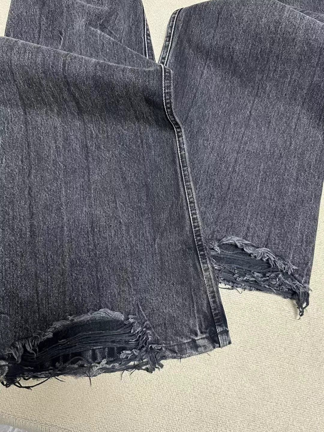 Balenciaga Balenciaga Lost Tape Flared Jeans Size 24" / US 00 / IT 34 - 3 Thumbnail