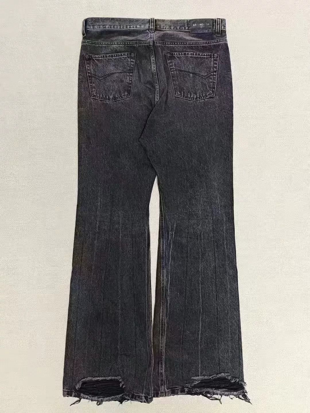 Balenciaga Balenciaga Lost Tape Flared Jeans Size 24" / US 00 / IT 34 - 2 Thumbnail