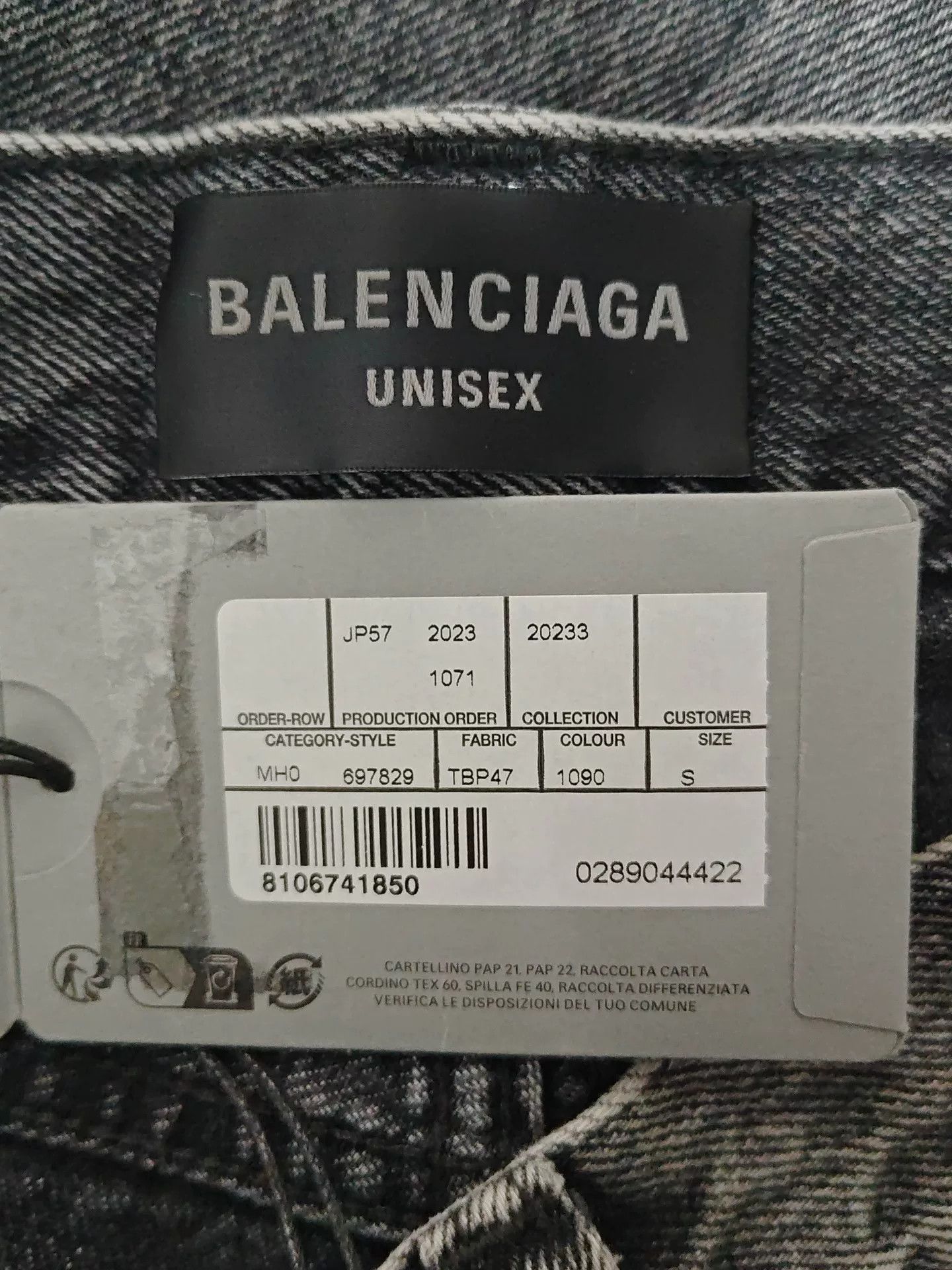 Balenciaga Balenciaga Lost Tape Flared Jeans Size 24" / US 00 / IT 34 - 4 Thumbnail