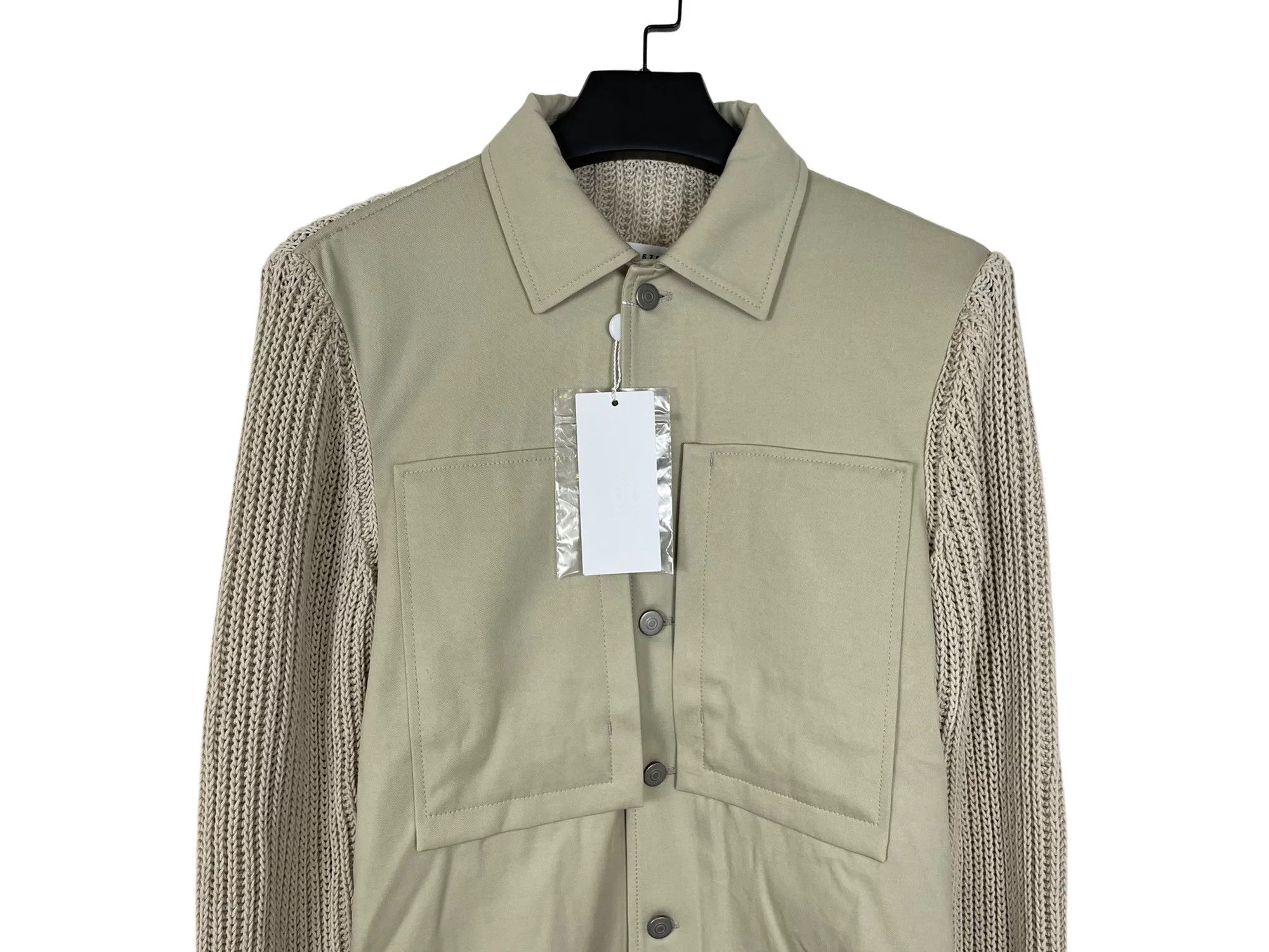 Maison Margiela Maison Margiela Olive-Green Knit Jacket Size US S / EU 44-46 / 1 - 3 Thumbnail