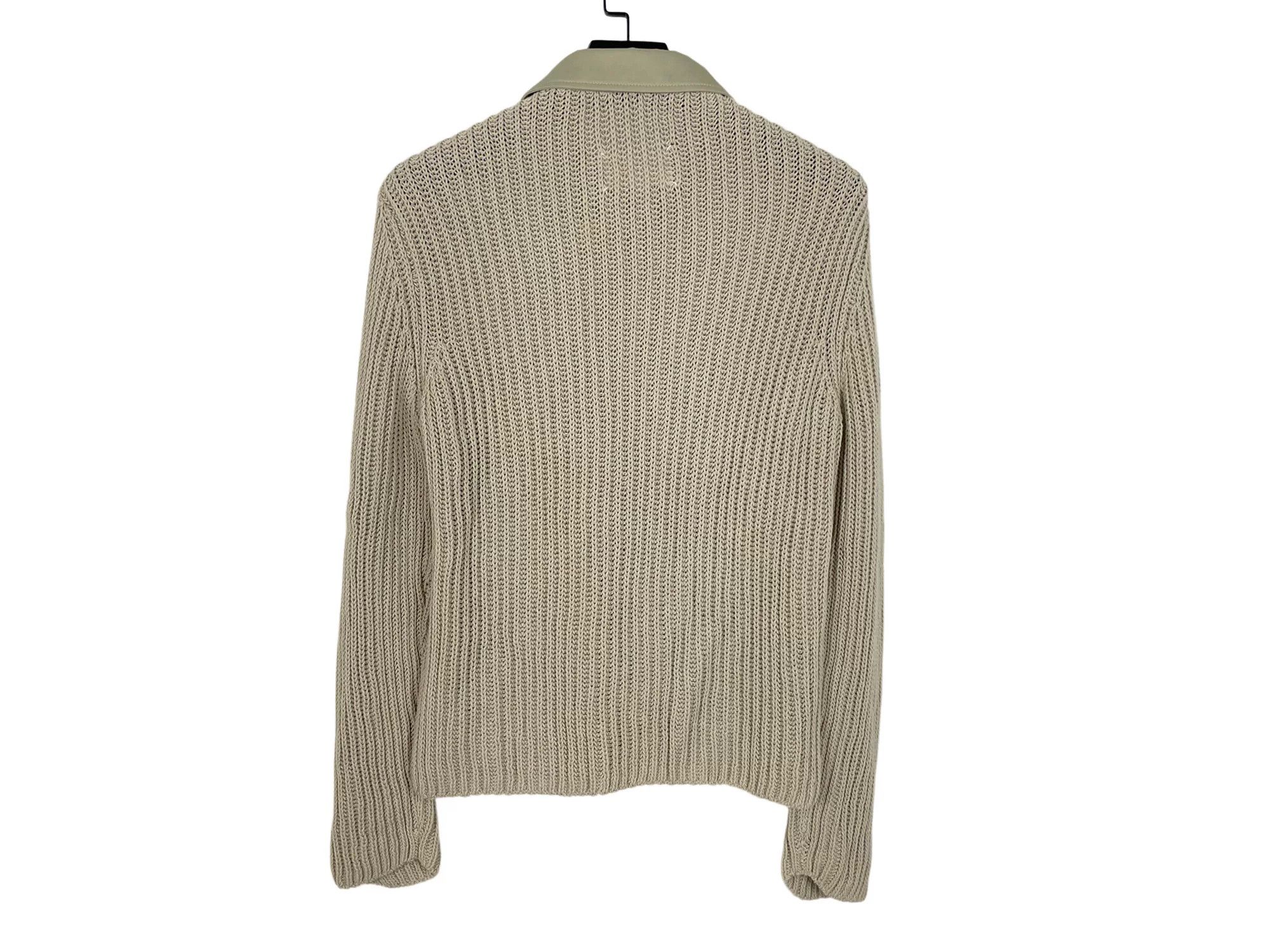 Maison Margiela Maison Margiela Olive-Green Knit Jacket Size US S / EU 44-46 / 1 - 2 Thumbnail