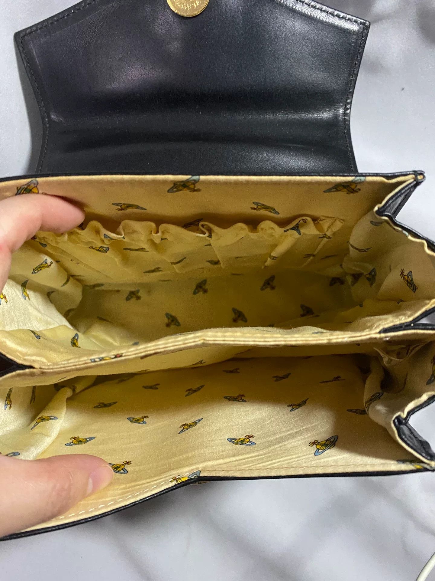 Vivienne Westwood Vivienne Westwood Black Leather Handbag Size ONE SIZE - 5 Thumbnail
