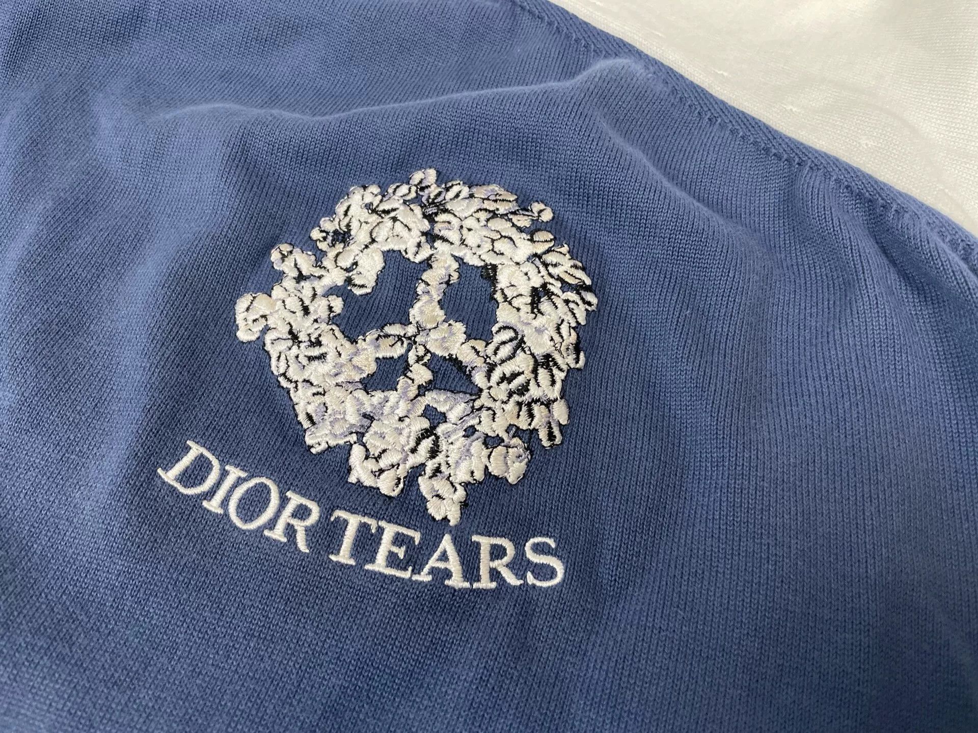 Dior Dior x Denim Tears Embroidered Logo Knit Top Size US L / EU 52-54 / 3 - 4 Thumbnail