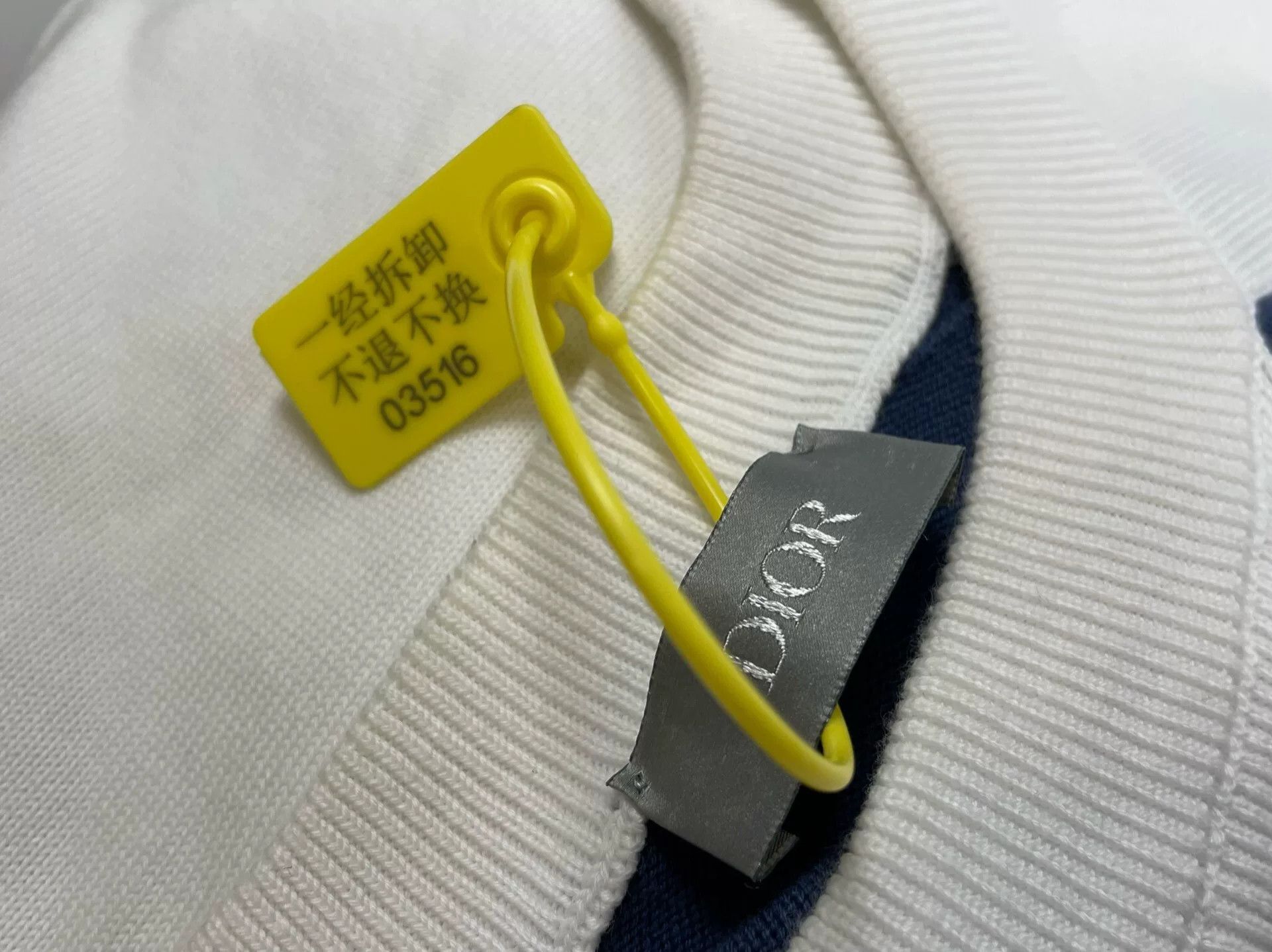 Dior Dior x Denim Tears Embroidered Logo Knit Top Size US L / EU 52-54 / 3 - 5 Thumbnail