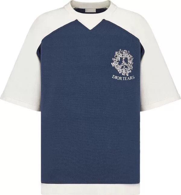 Dior Dior x Denim Tears Embroidered Logo Knit Top Size US L / EU 52-54 / 3 - 8 Thumbnail