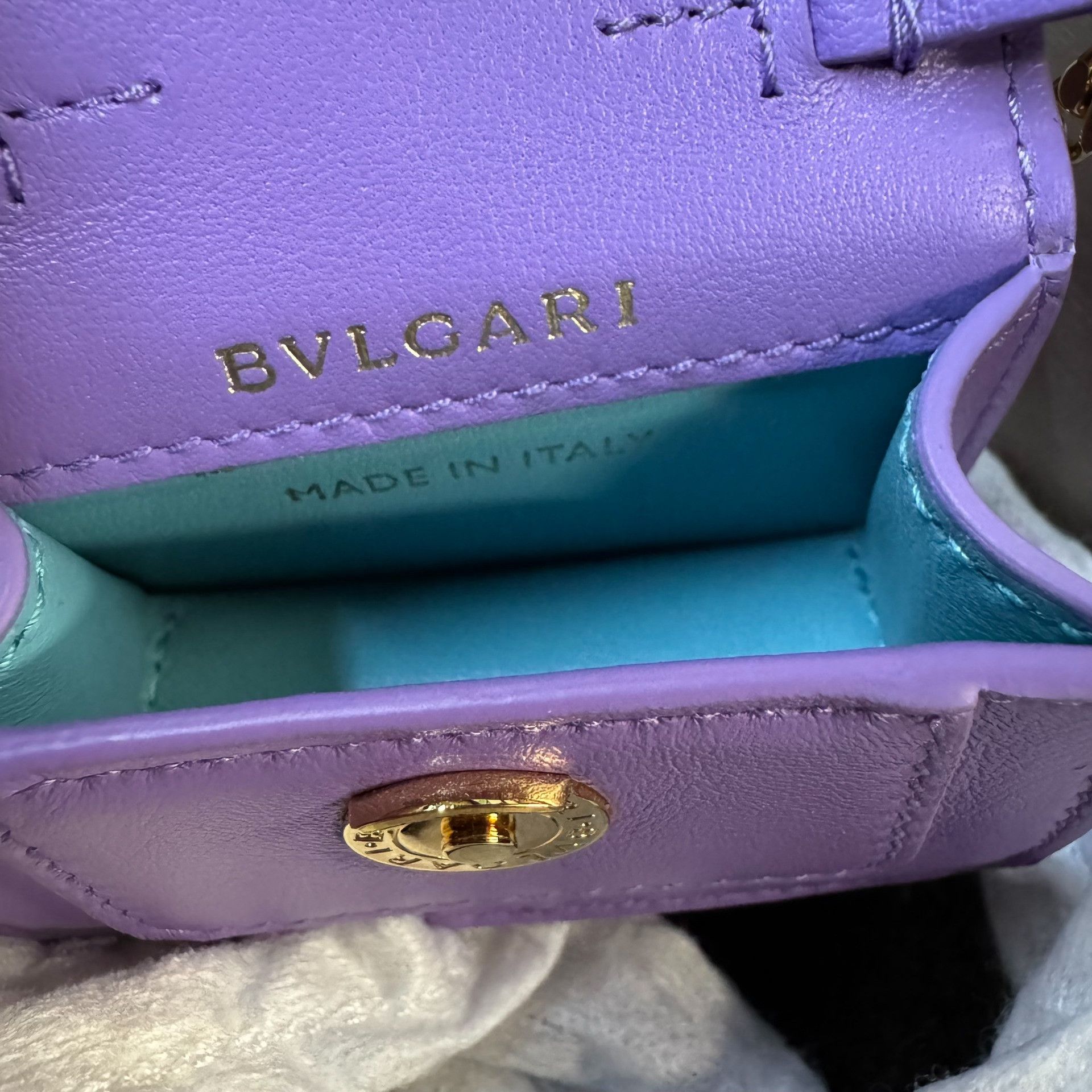 Bvlgari BVLGARI Purple Mini Crossbody Bag Size ONE SIZE - 4 Thumbnail