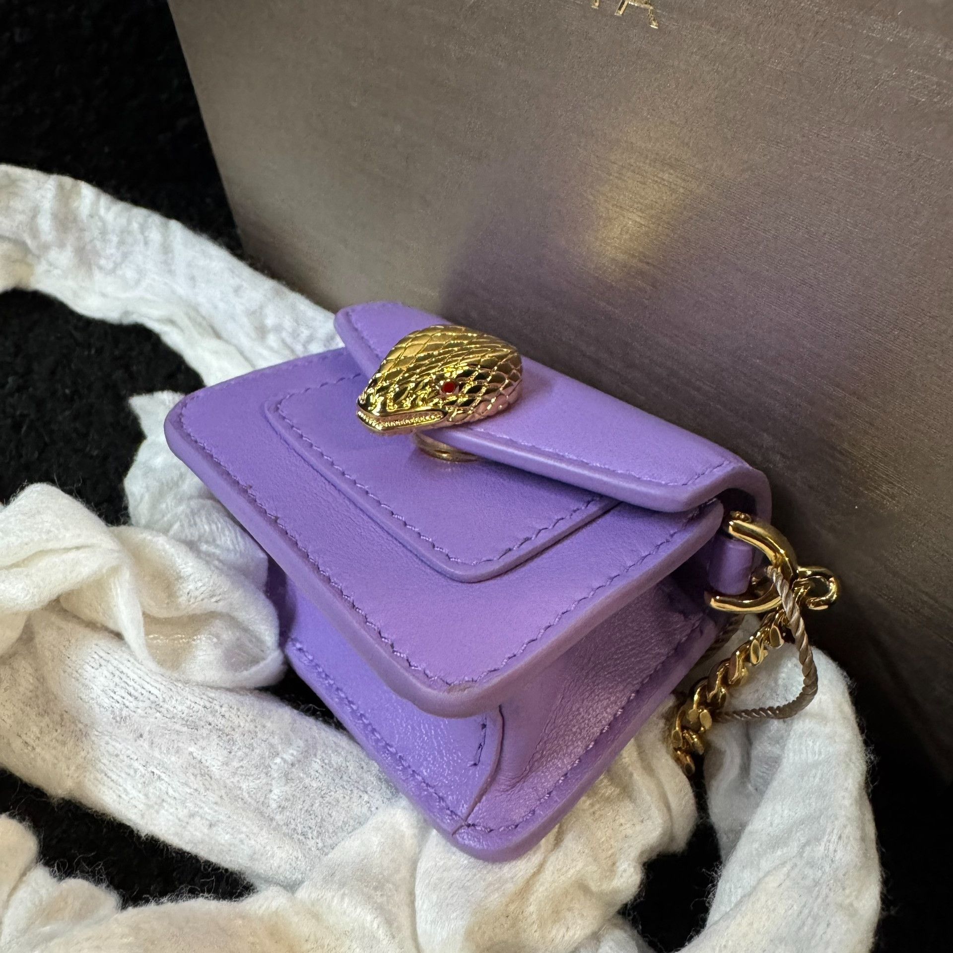 Bvlgari BVLGARI Purple Mini Crossbody Bag Size ONE SIZE - 2 Thumbnail