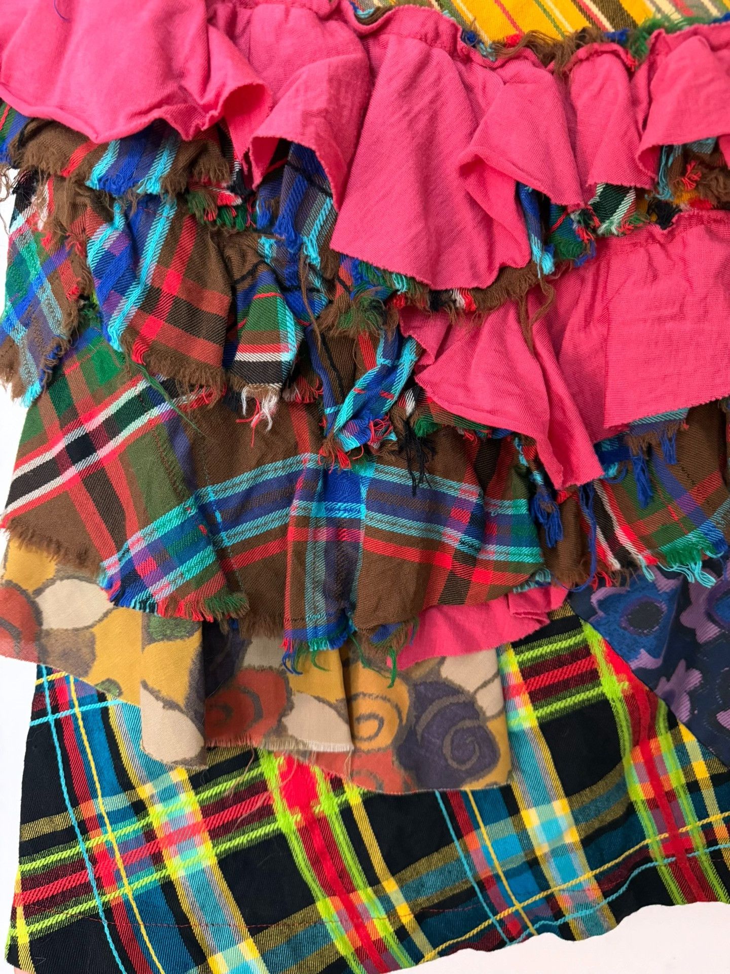 Comme des Garcons COMME des GARCONS Patchwork Skirt Size 26" / US 2 / IT 38 - 4 Thumbnail