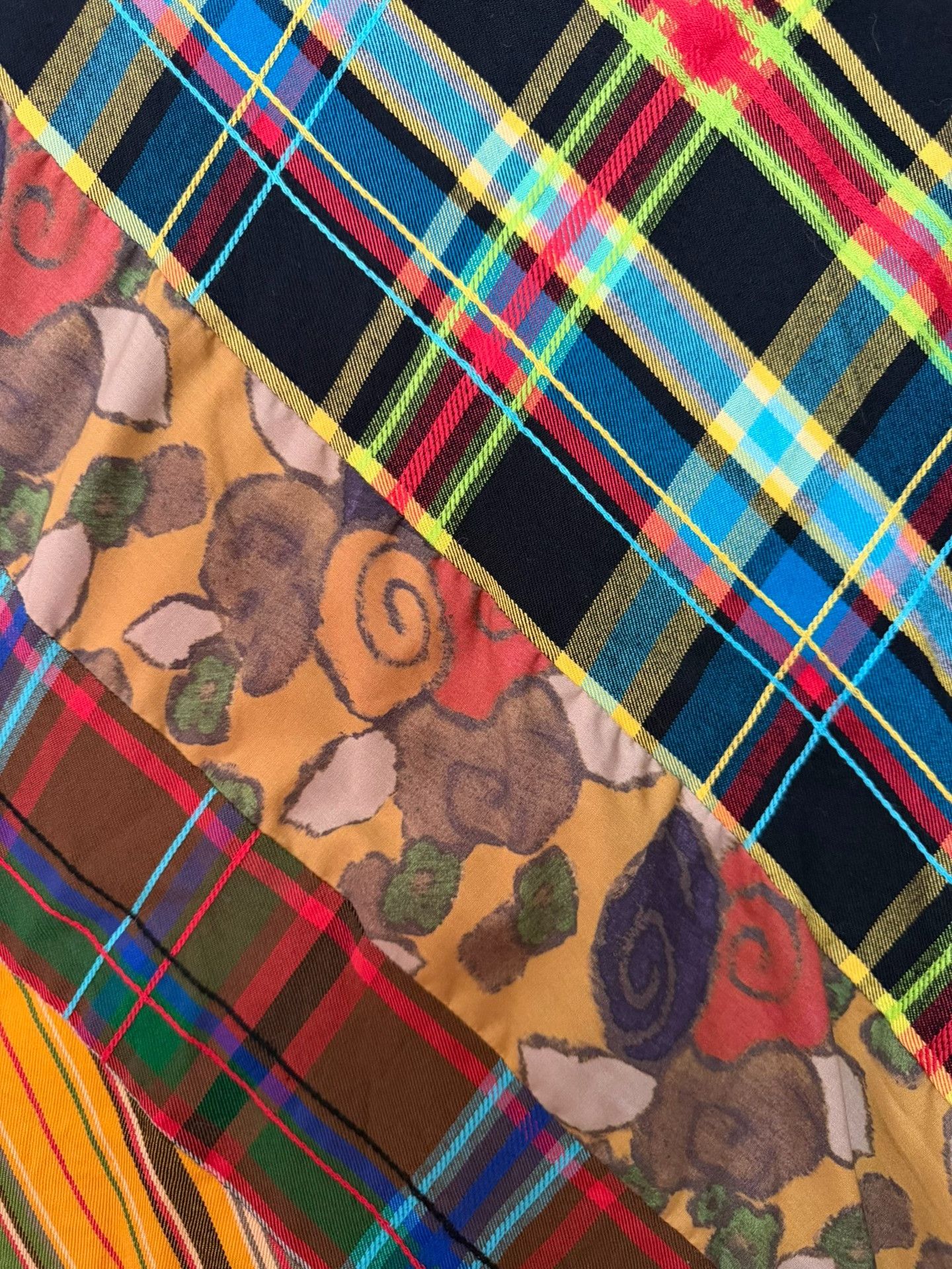 Comme des Garcons COMME des GARCONS Patchwork Skirt Size 26" / US 2 / IT 38 - 3 Thumbnail