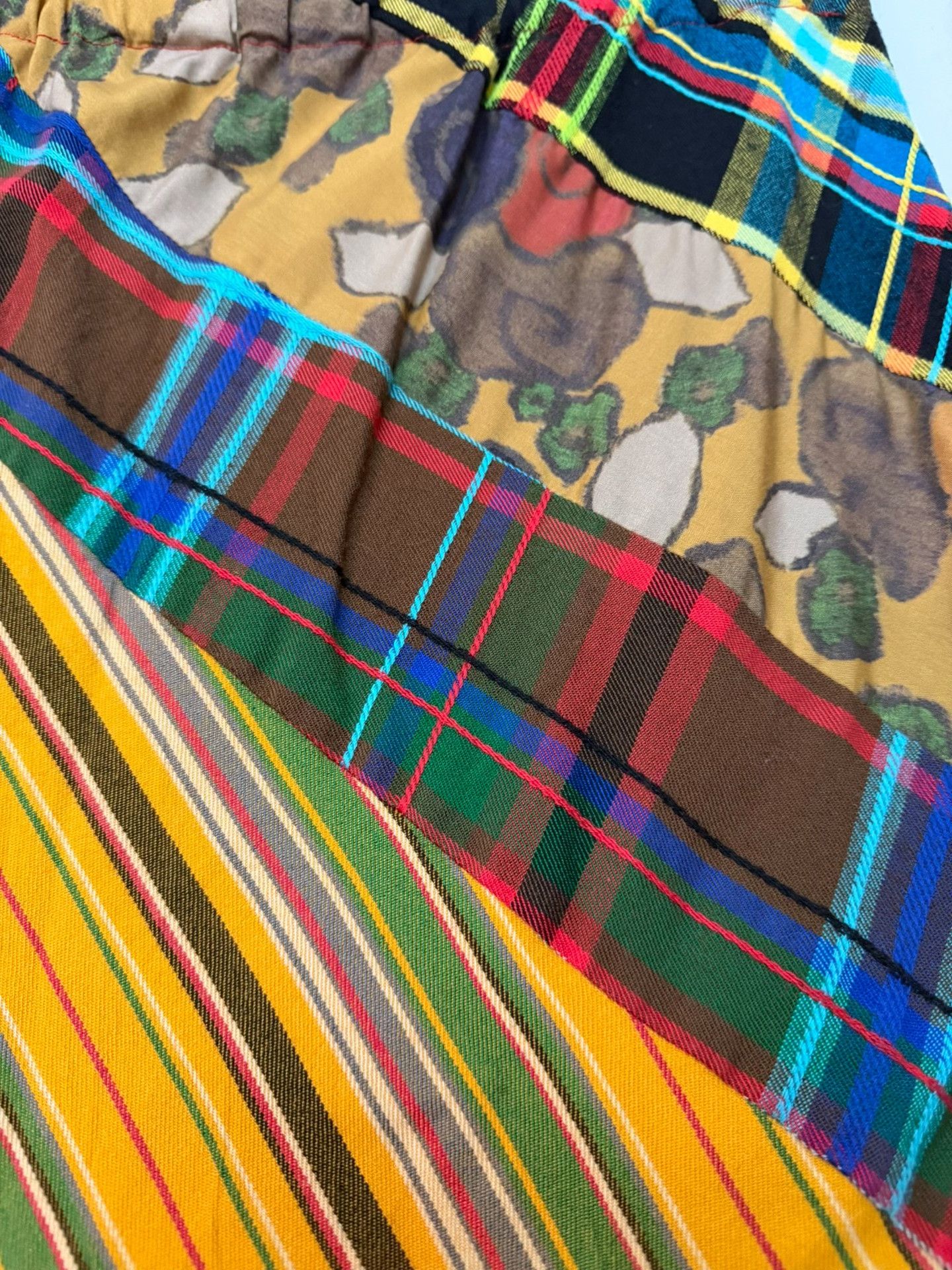 Comme des Garcons COMME des GARCONS Patchwork Skirt Size 26" / US 2 / IT 38 - 5 Thumbnail