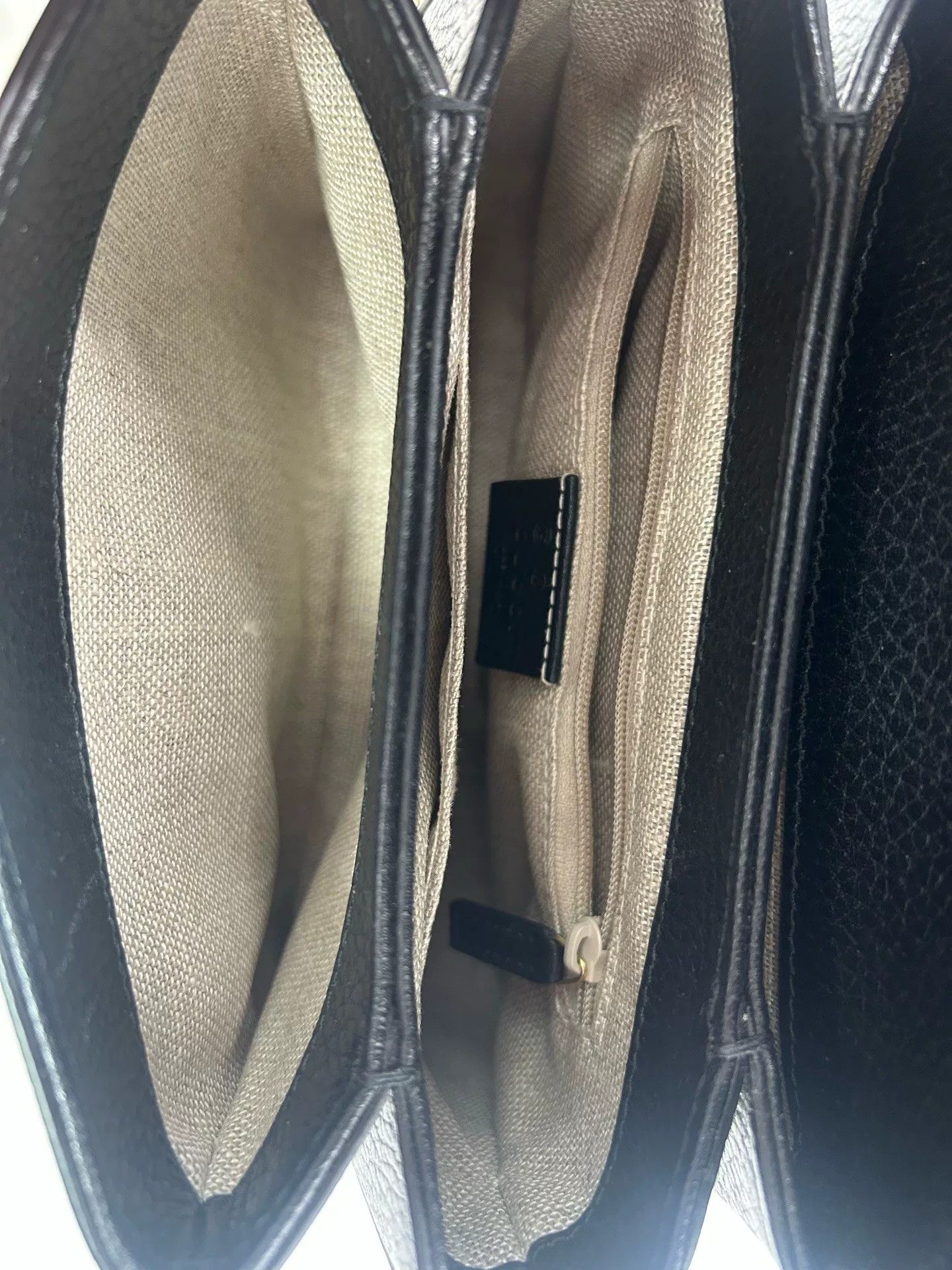Gucci Gucci Black Gold Accordion Bag Size ONE SIZE - 6 Thumbnail