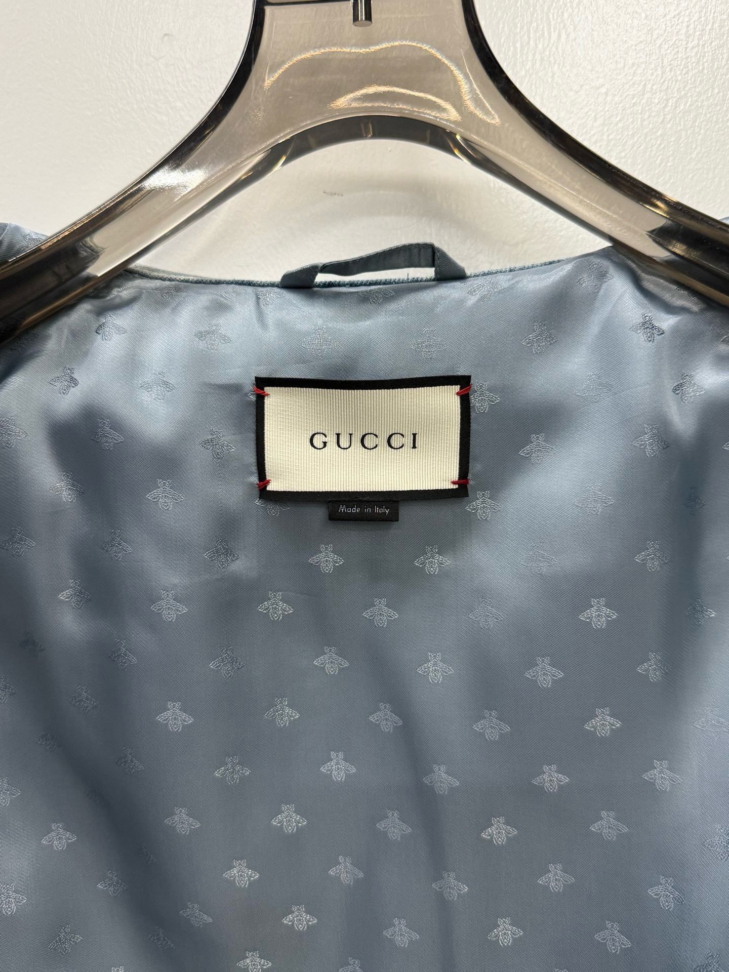 Gucci Gucci Washed Distressed Tie-Dye Denim Jacket Size US M / EU 48-50 / 2 - 7 Thumbnail