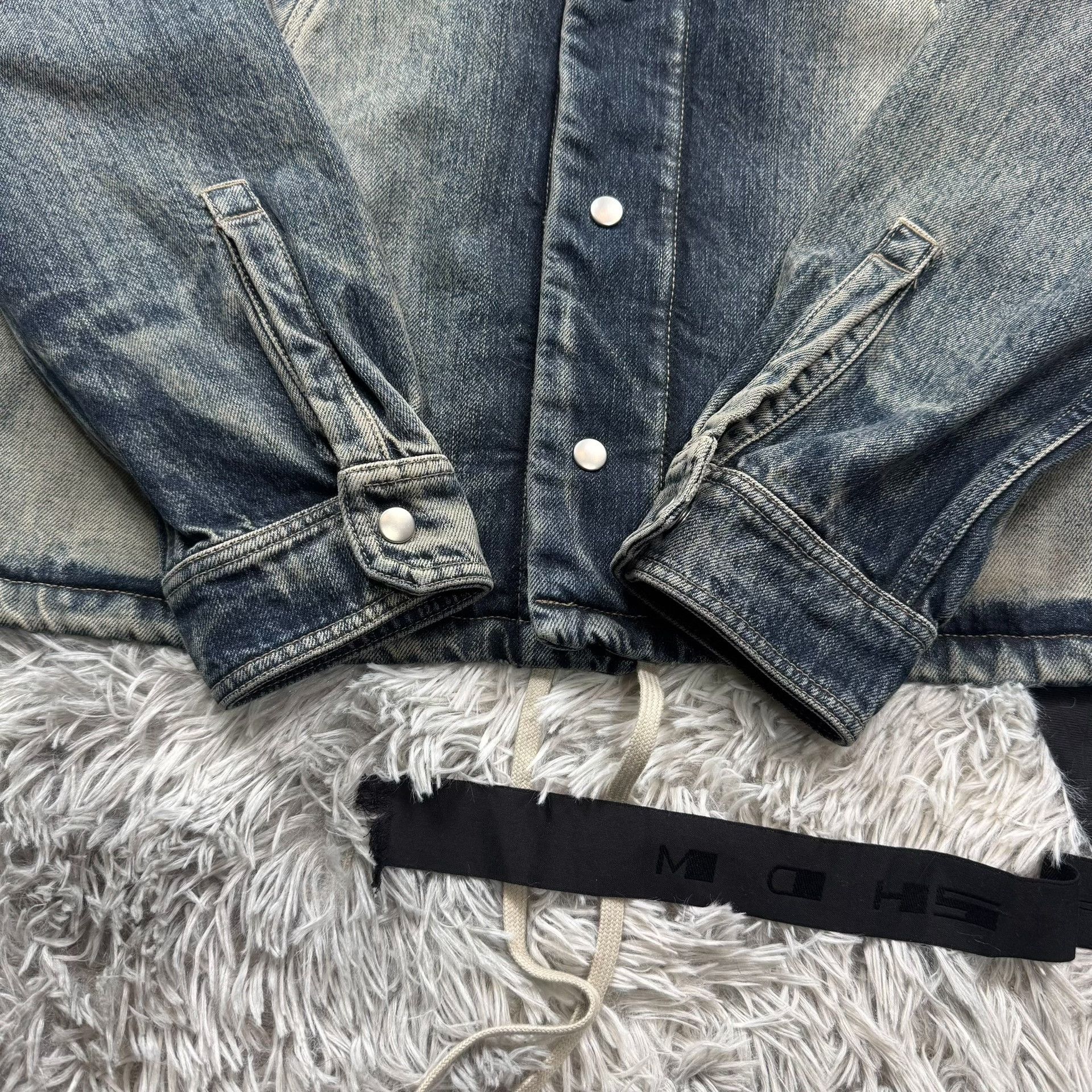 Rick Owens Rick Owens Gradient Denim Jacket Size US M / EU 48-50 / 2 - 3 Thumbnail