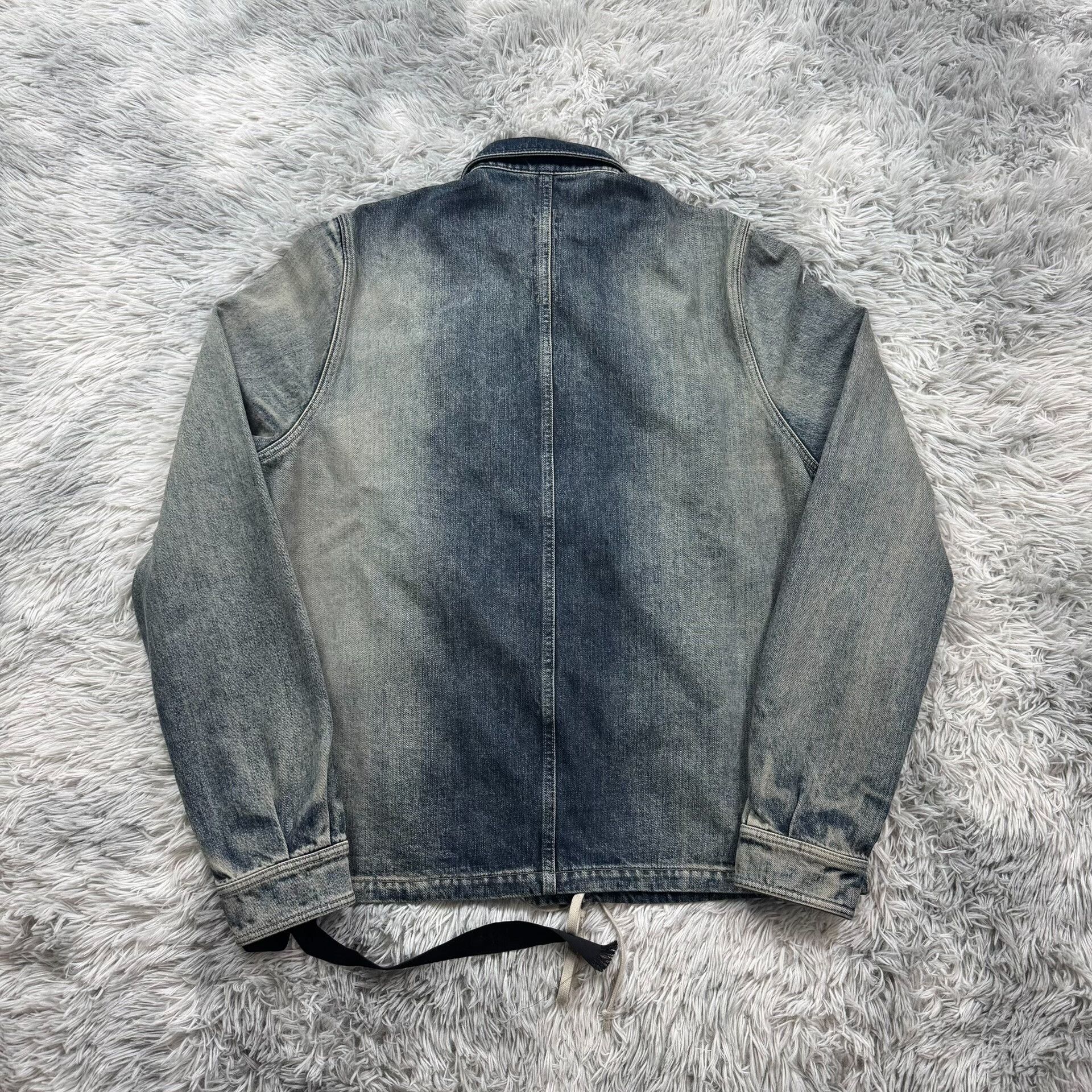 Rick Owens Rick Owens Gradient Denim Jacket Size US M / EU 48-50 / 2 - 4 Thumbnail