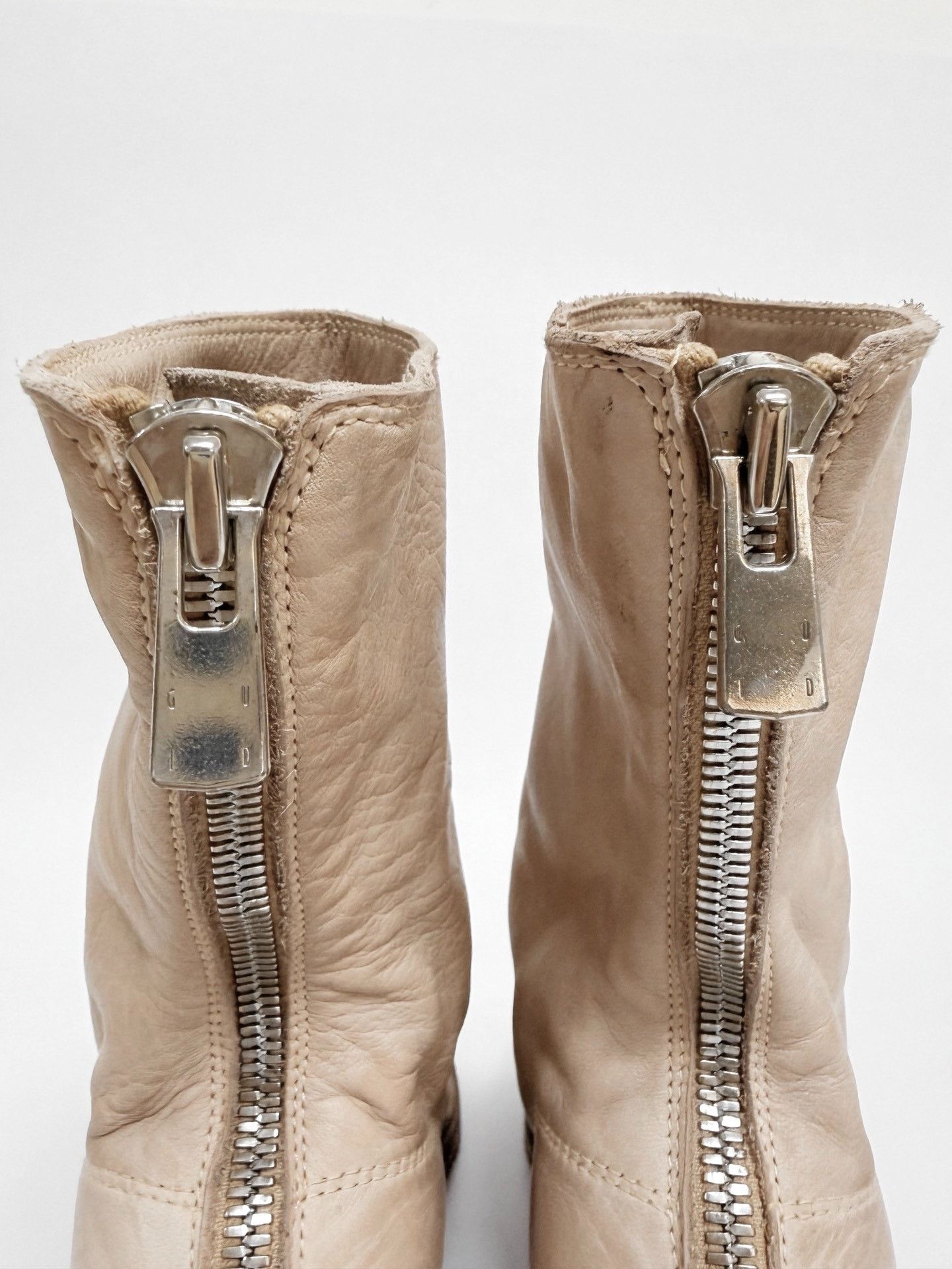 Guidi GUIDI 788Z Light Milk Tea Short Boots Size US 6 / IT 36 - 4 Thumbnail