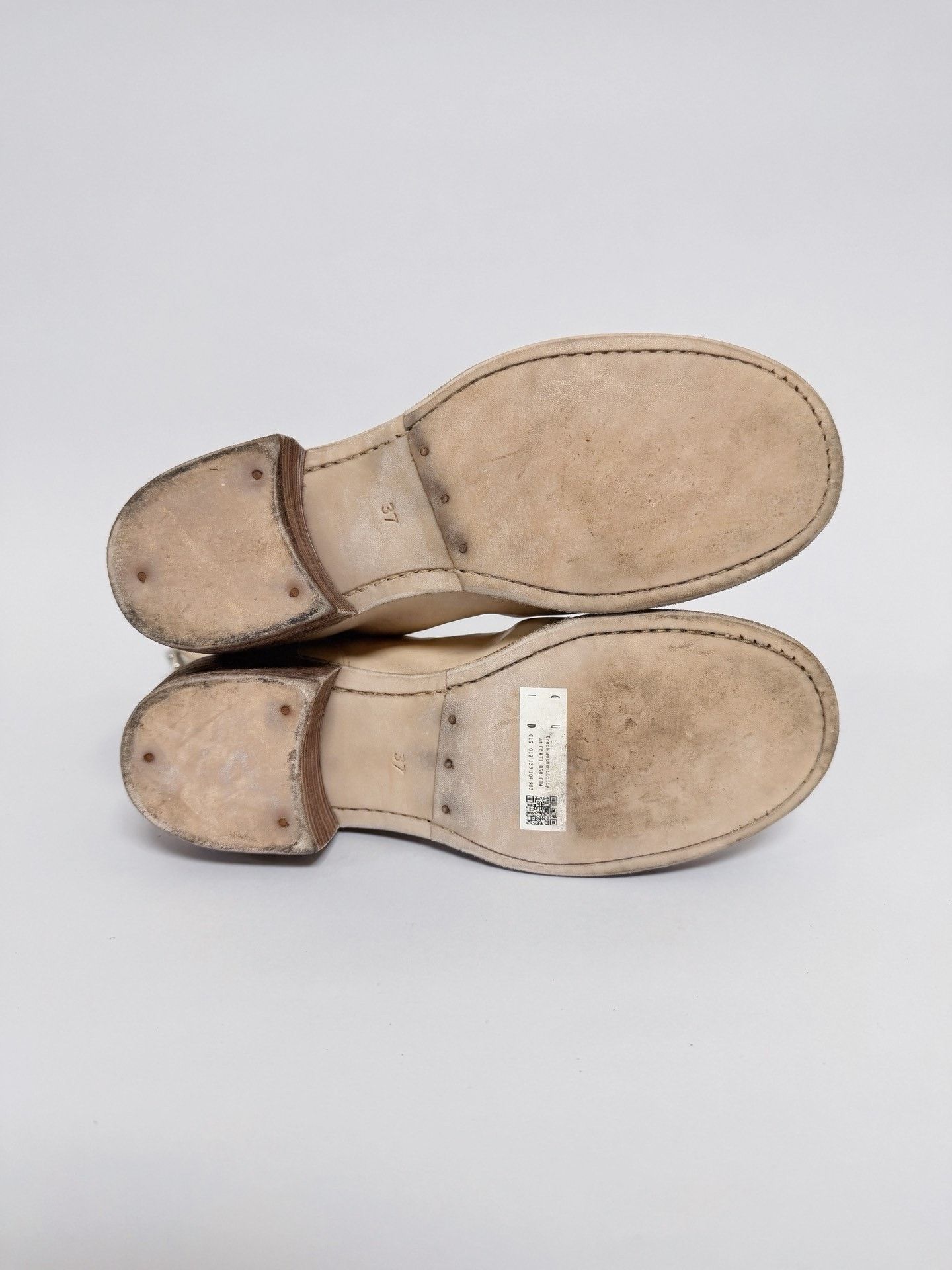 Guidi GUIDI 788Z Light Milk Tea Short Boots Size US 6 / IT 36 - 5 Thumbnail