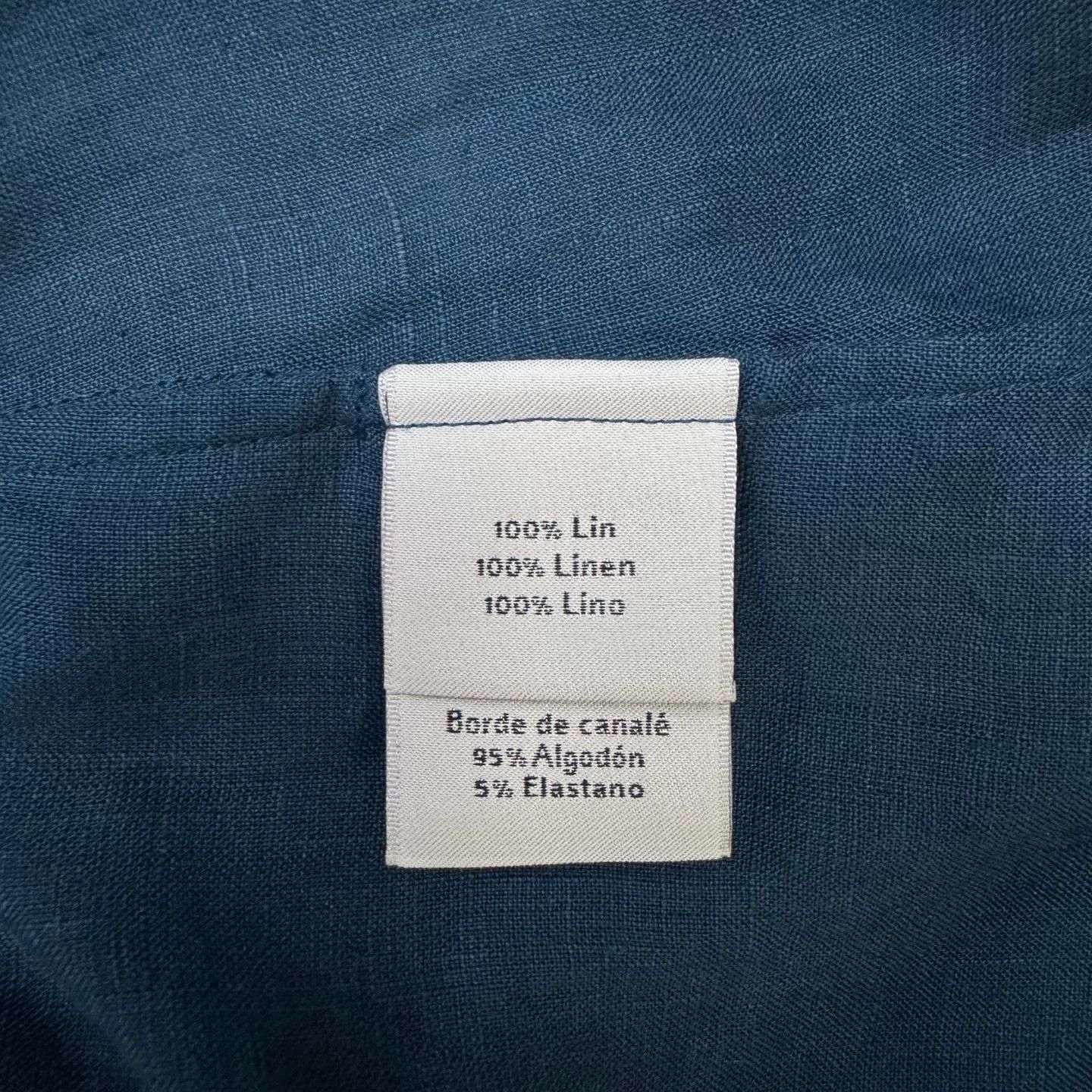 Hermes Hermes Blue Linen Jacket Size US XXS / EU 40 - 4 Thumbnail