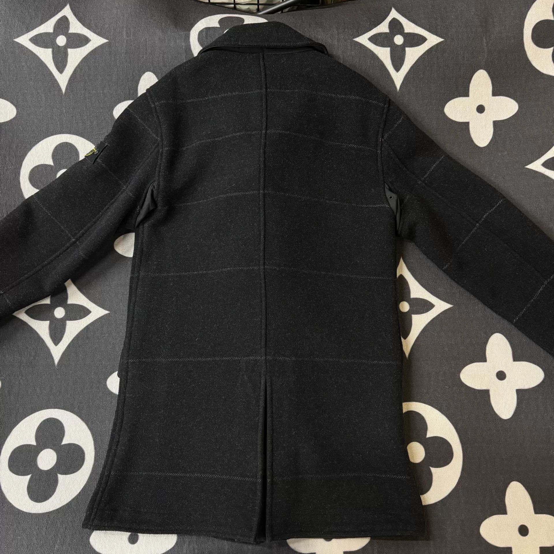 Stone Island Stone Island Black Cashmere Coat Size US L / EU 52-54 / 3 - 2 Thumbnail