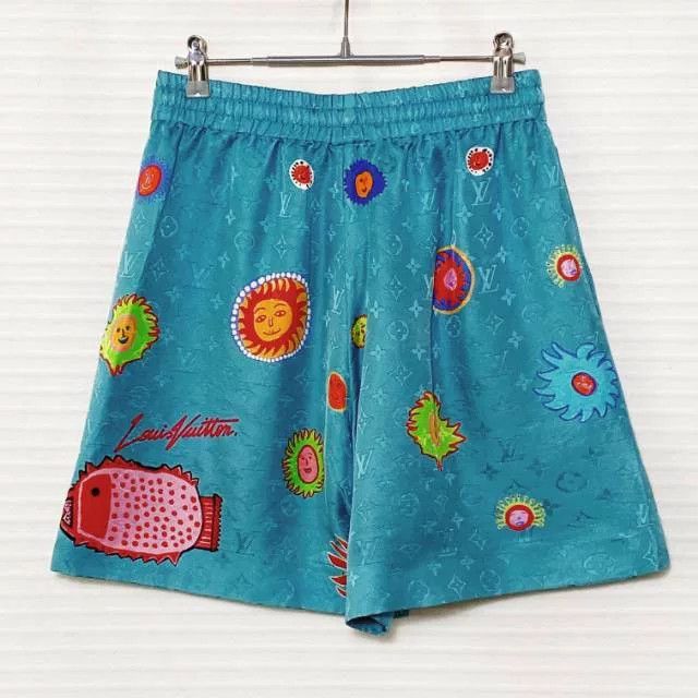 Louis Vuitton Louis Vuitton x Kusama Cartoon Print Shorts Size US 26 / EU 42 - 2 Thumbnail