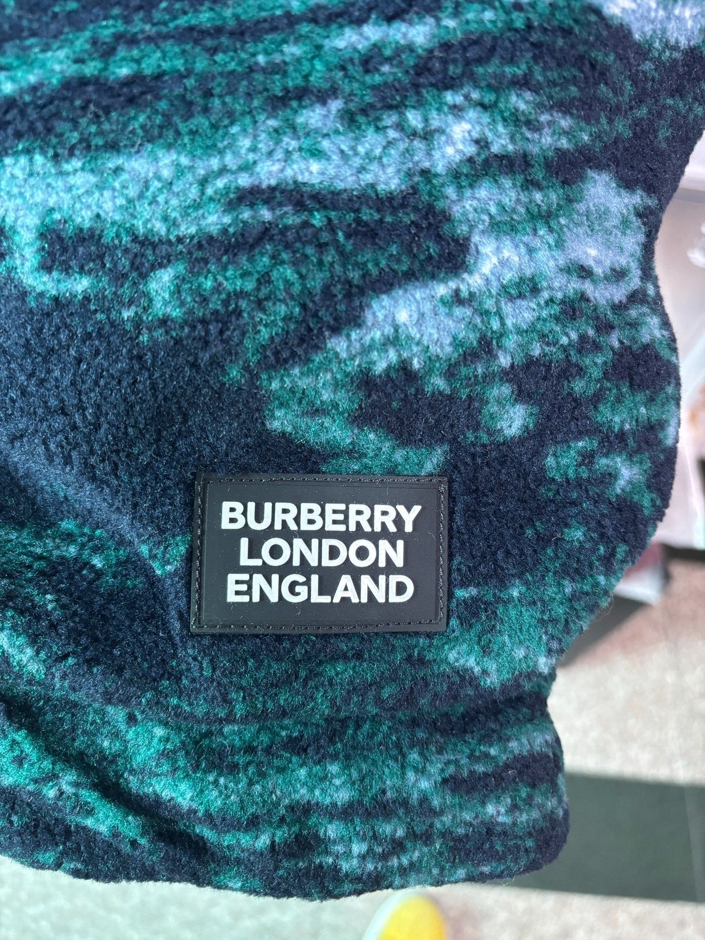 Burberry Burberry Marine Print Lamb Wool Coat Size US M / EU 48-50 / 2 - 8 Thumbnail