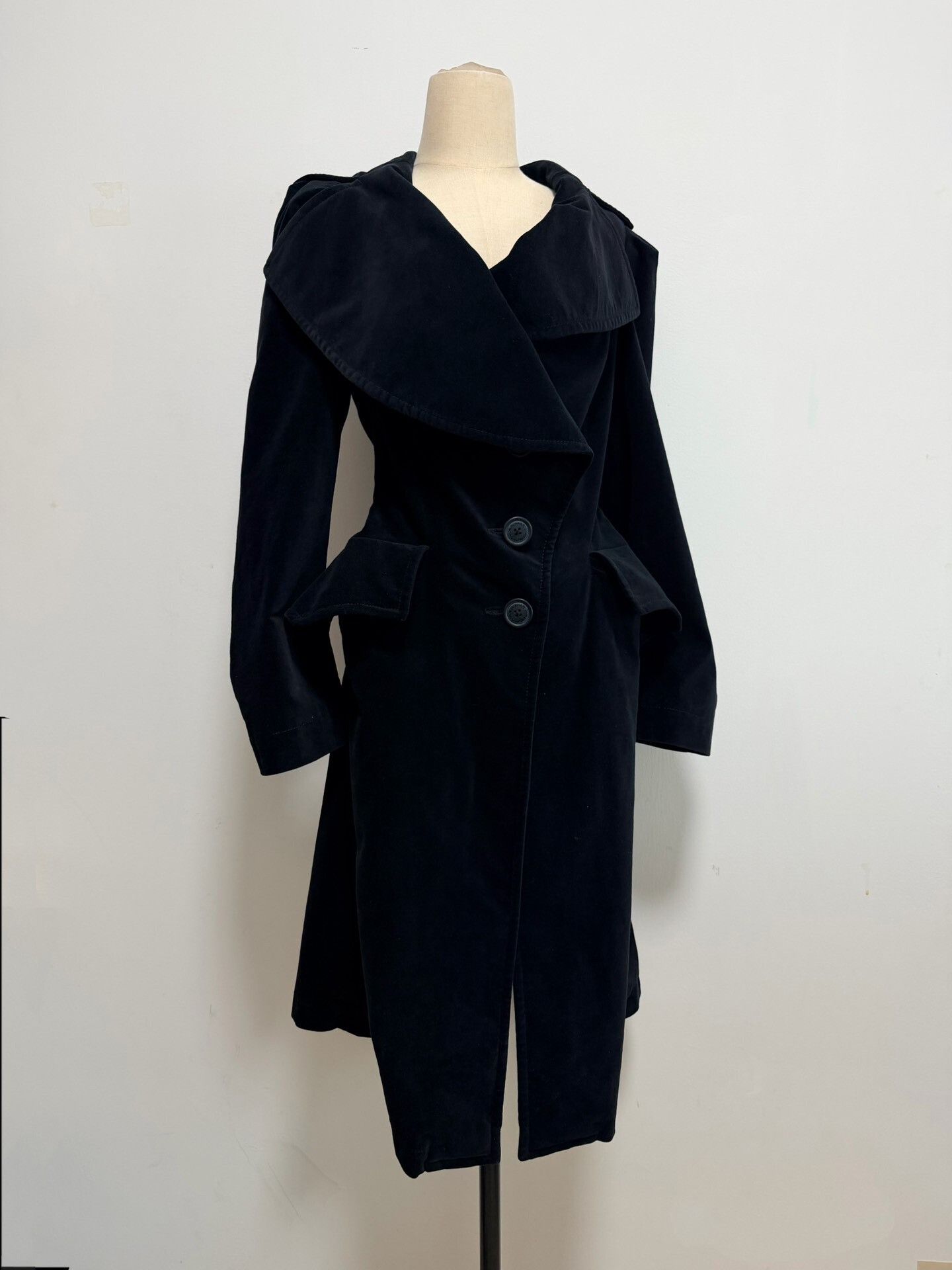 Vivienne Westwood Vivienne Westwood Cotton Velvet Trench Coat Size S / US 4 / IT 40 - 4 Thumbnail