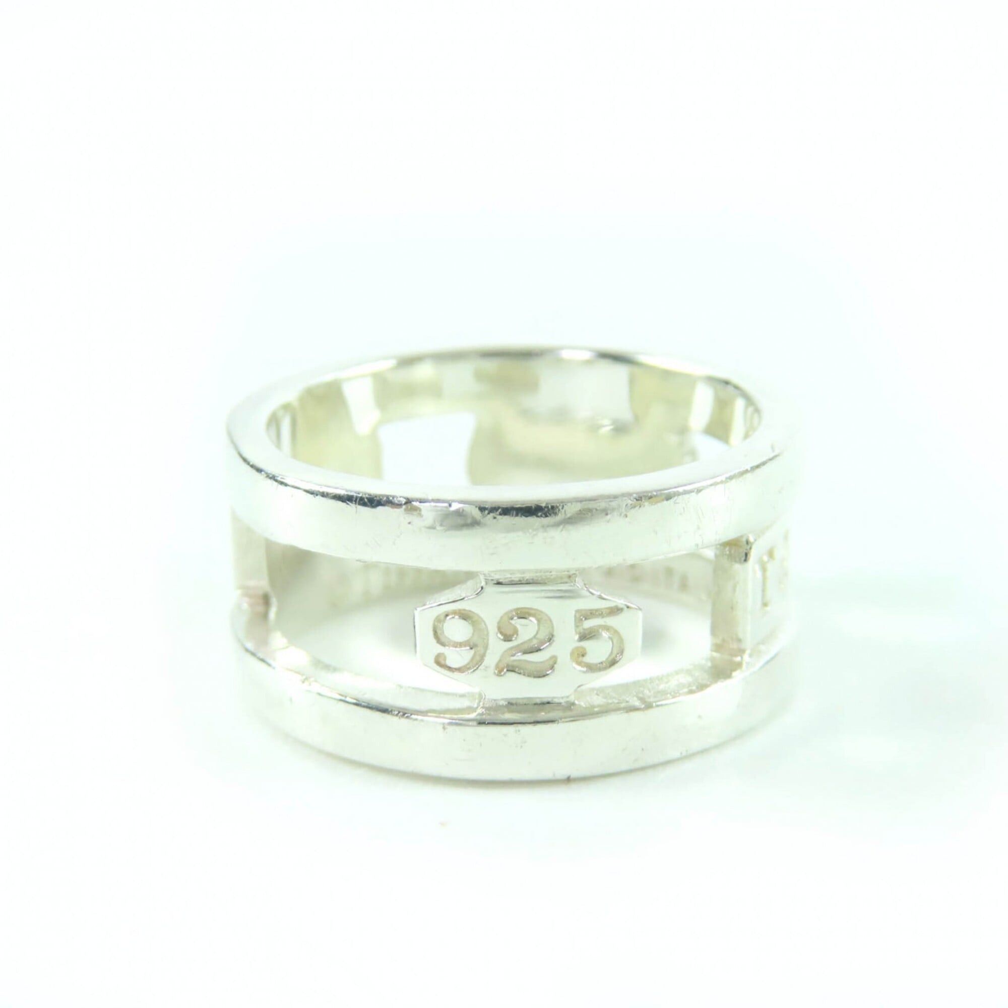 Tiffany & Co. TIFFANY&Co. Tiffany 1837 Element Ring, 925 Sterling Silver, Approx. Japanese Size, Made in Italy, Weight 5.9g, Women's Size ONE SIZE - 4 Thumbnail
