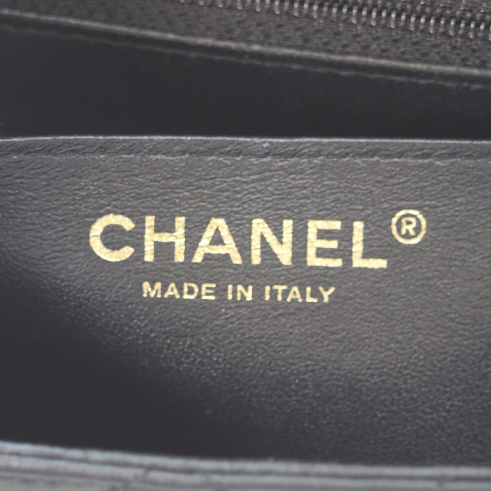 Chanel CHANEL A35200 Black Lambskin Mini Matelassé 17 Shoulder Bag with Gold Hardware - Women's Size ONE SIZE - 12 Thumbnail
