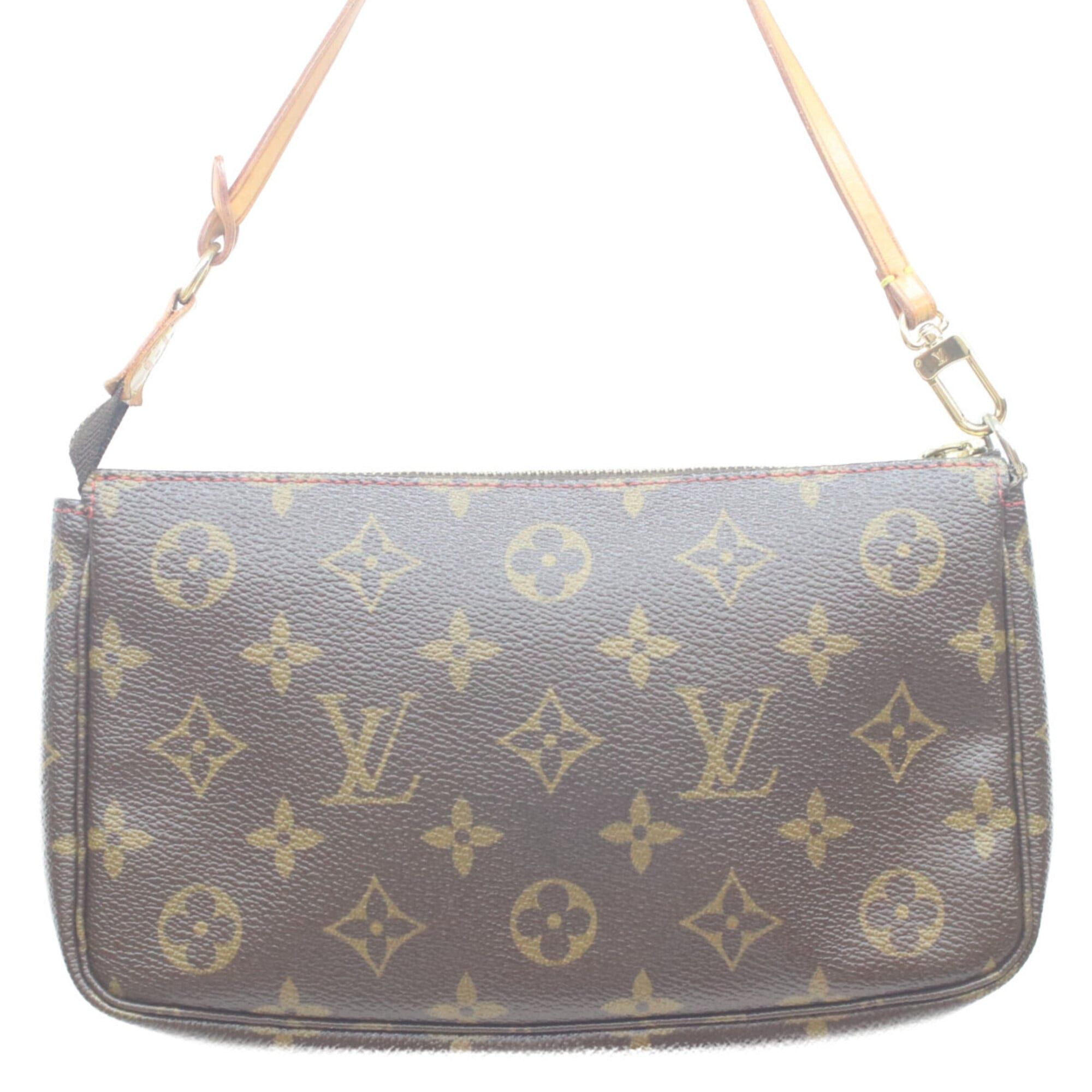 Louis Vuitton LOUIS VUITTON M95008 Monogram Cherry Pochette Accessoires Handbag Brown Red Women's Size ONE SIZE - 3 Thumbnail