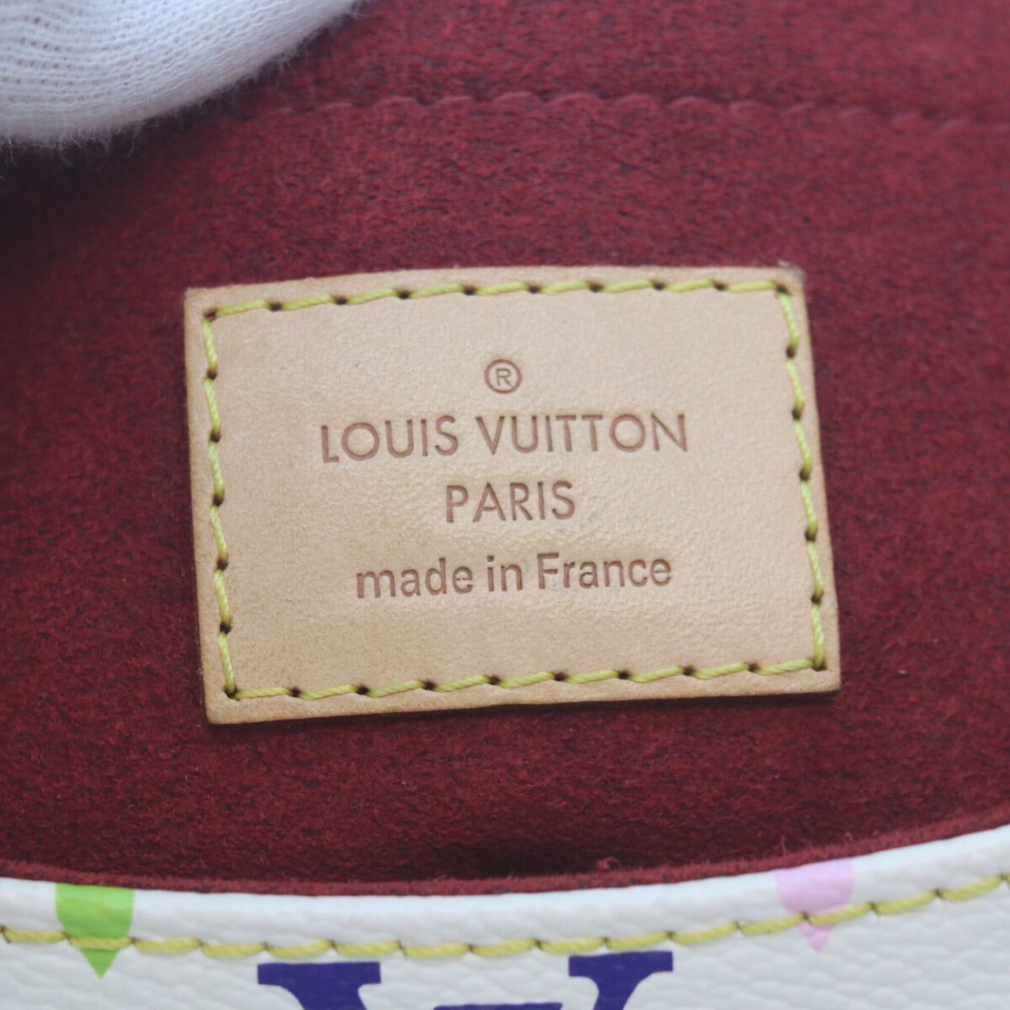 Louis Vuitton Louis Vuitton 11 Years M40305 Monogram Multicolor Blanc Patty Shoulder Bag (White) Women's Size ONE SIZE - 13 Thumbnail