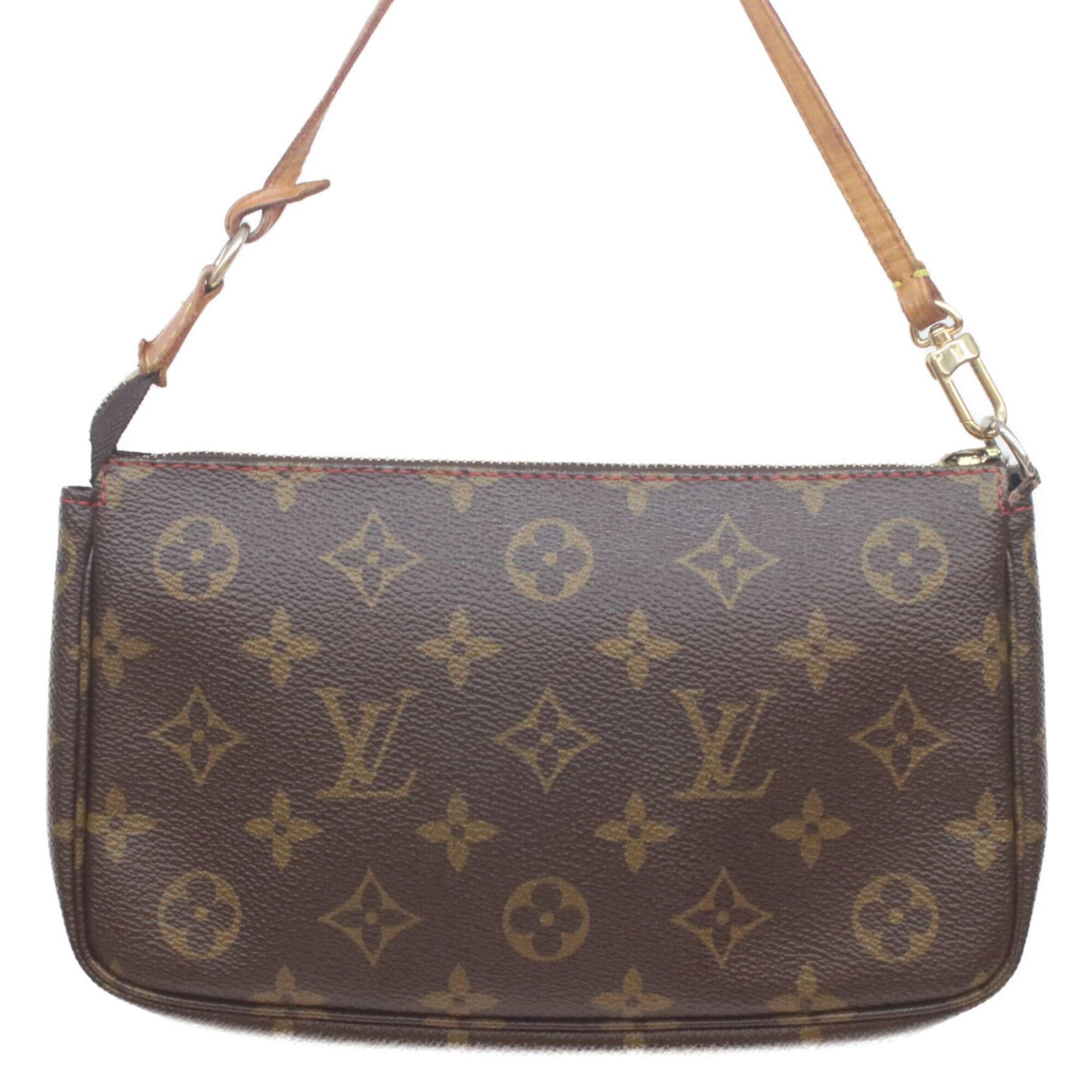 Louis Vuitton LOUIS VUITTON M95008 Monogram Cherry Pochette Accessoires Handbag Brown Red Women's Size ONE SIZE - 3 Thumbnail