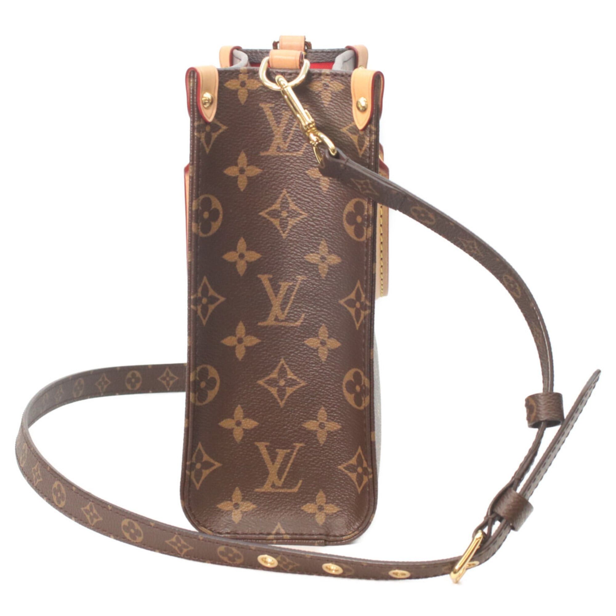 Louis Vuitton LOUIS VUITTON M46265 Monogram Sac Plat BB Handbag Brown Women's Size ONE SIZE - 2 Thumbnail