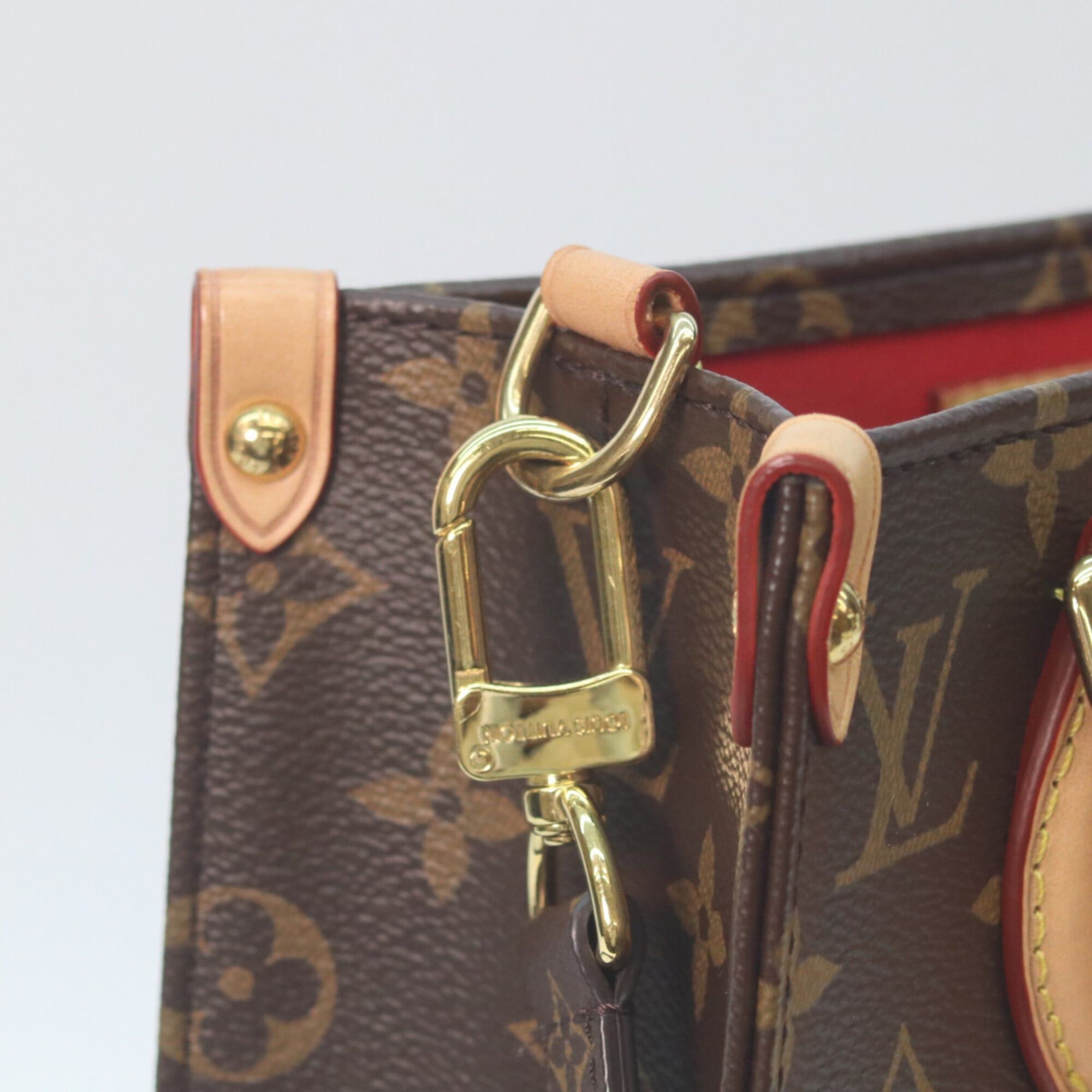 Louis Vuitton LOUIS VUITTON M46265 Monogram Sac Plat BB Handbag Brown Women's Size ONE SIZE - 11 Thumbnail