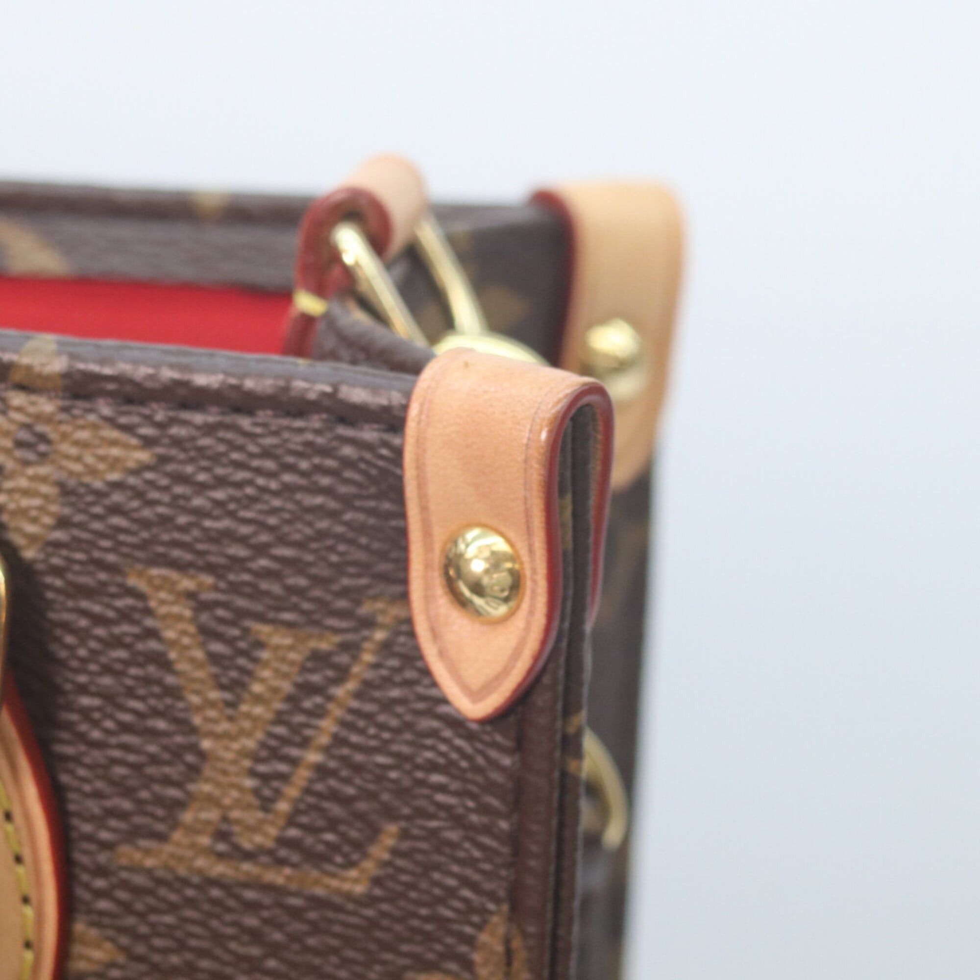 Louis Vuitton LOUIS VUITTON M46265 Monogram Sac Plat BB Handbag Brown Women's Size ONE SIZE - 6 Thumbnail