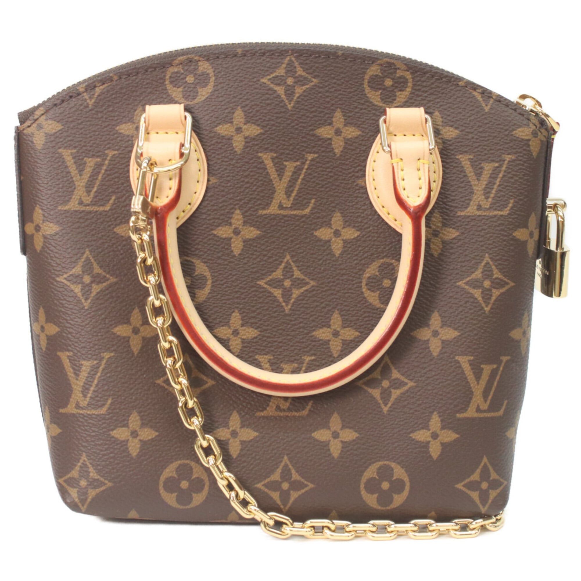 Louis Vuitton LOUIS VUITTON M12019 Monogram Lockit BB Handbag, Brown, Women's, RFID (IC) Size ONE SIZE - 3 Thumbnail