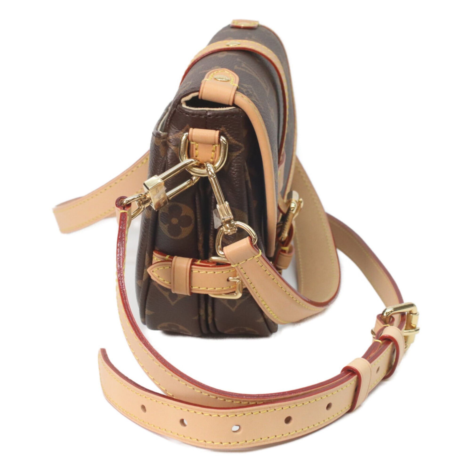 Louis Vuitton LOUIS VUITTON M46740 Monogram Saumur BB Shoulder Bag, Brown, Women's, RFID (IC) Size ONE SIZE - 4 Thumbnail