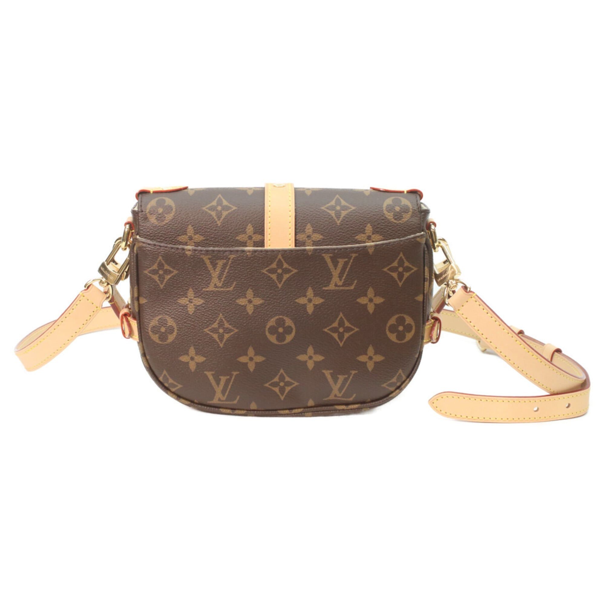 Louis Vuitton LOUIS VUITTON M46740 Monogram Saumur BB Shoulder Bag, Brown, Women's, RFID (IC) Size ONE SIZE - 3 Thumbnail