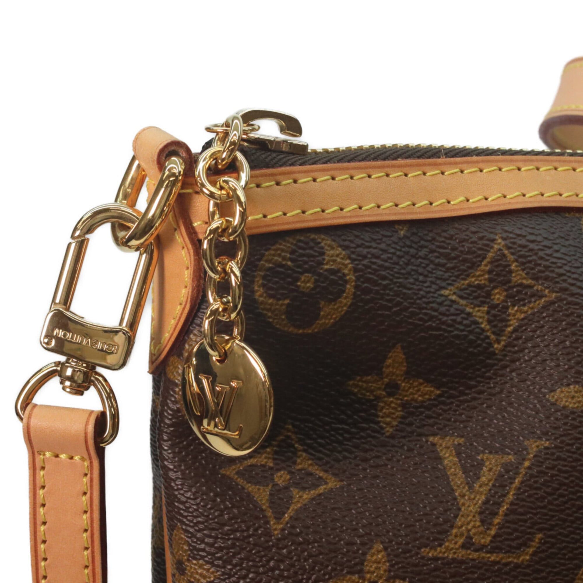 Louis Vuitton LOUIS VUITTON M40145 Monogram Palermo PM 2-Way Tote Bag, Brown, Women's Size ONE SIZE - 7 Thumbnail