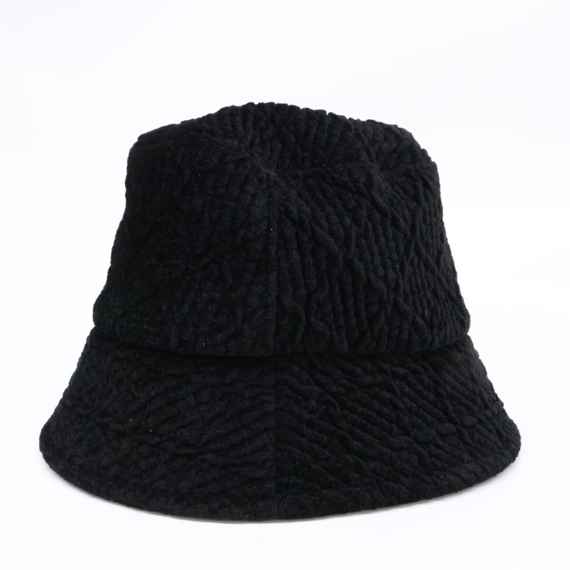 Chanel CHANEL Coco Mark Viscose Bucket Hat, Size S, Black, Women's Size ONE SIZE - 4 Thumbnail