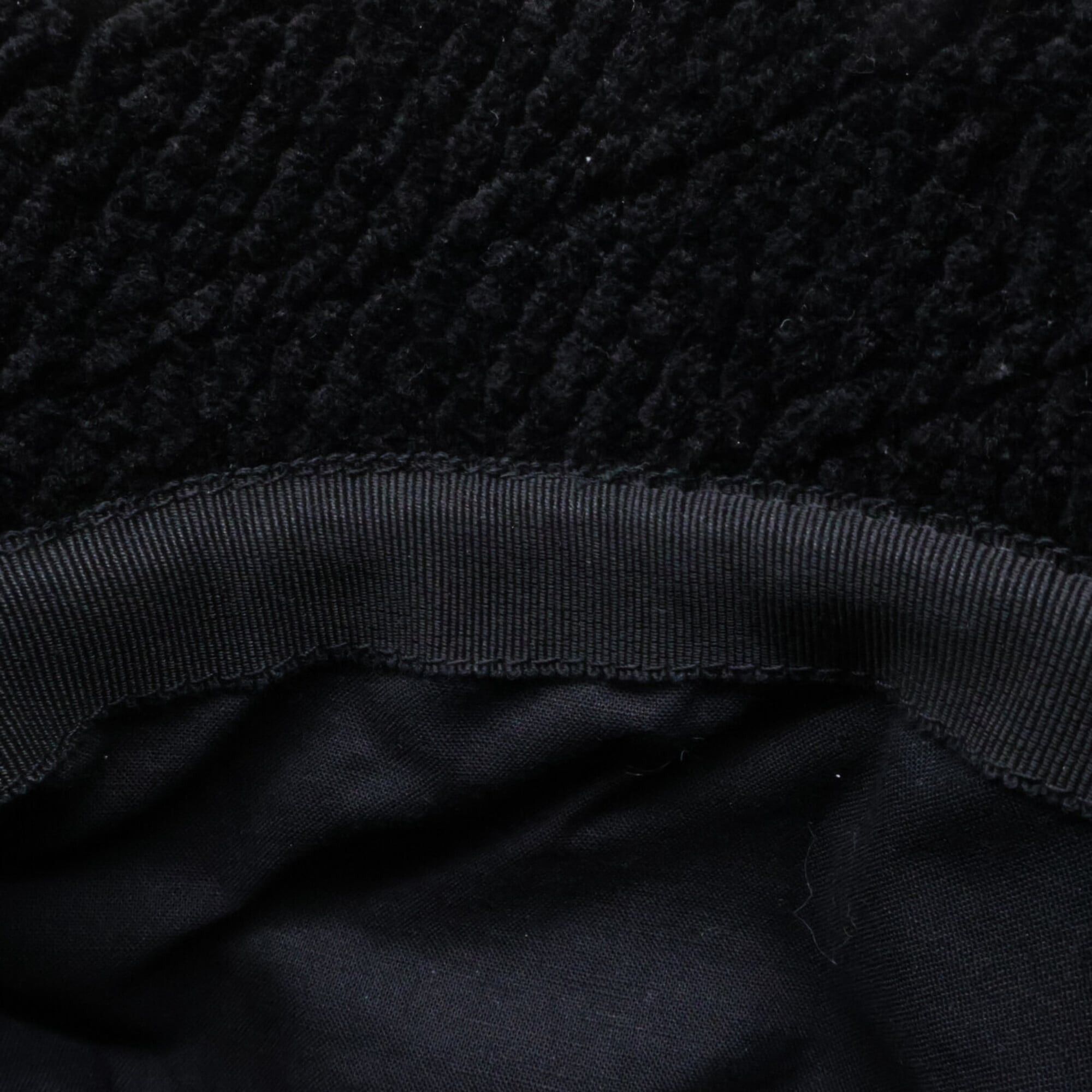 Chanel CHANEL Coco Mark Viscose Bucket Hat, Size S, Black, Women's Size ONE SIZE - 9 Thumbnail