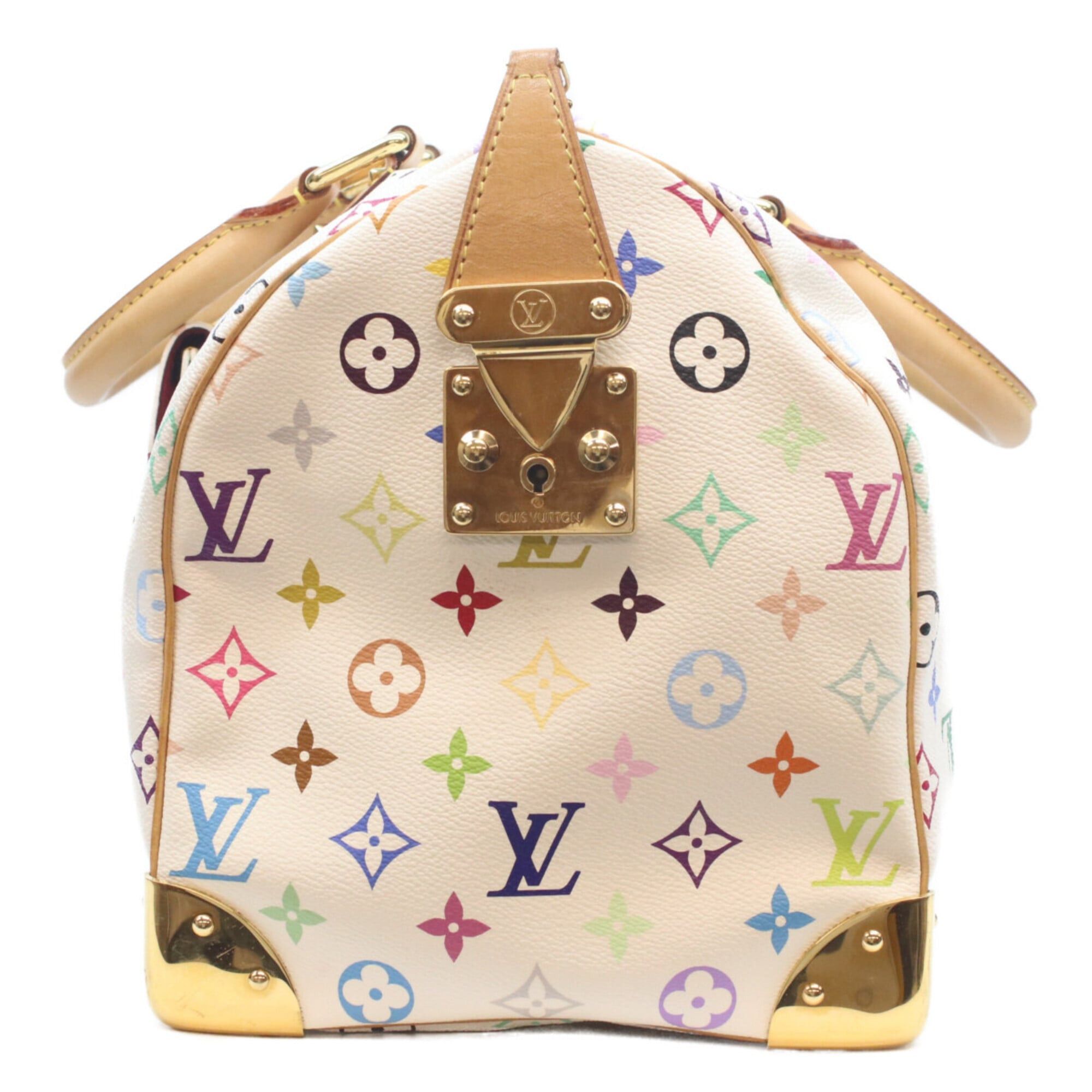 Louis Vuitton Louis Vuitton 2011 M93216 Monogram Multicolor Speedy 40 Boston Bag Blanc (White) Women's Size ONE SIZE - 2 Thumbnail
