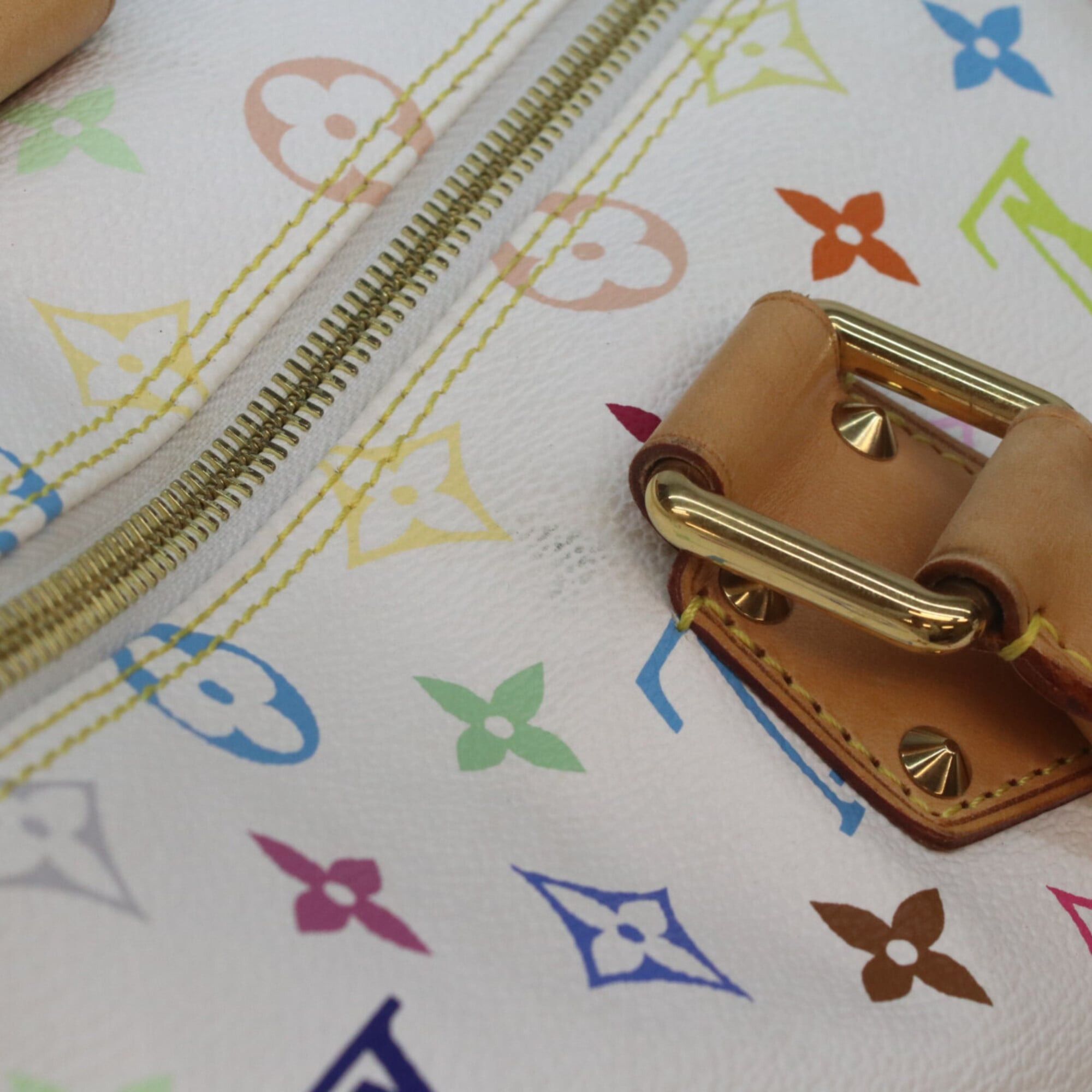 Louis Vuitton Louis Vuitton 2011 M93216 Monogram Multicolor Speedy 40 Boston Bag Blanc (White) Women's Size ONE SIZE - 8 Thumbnail