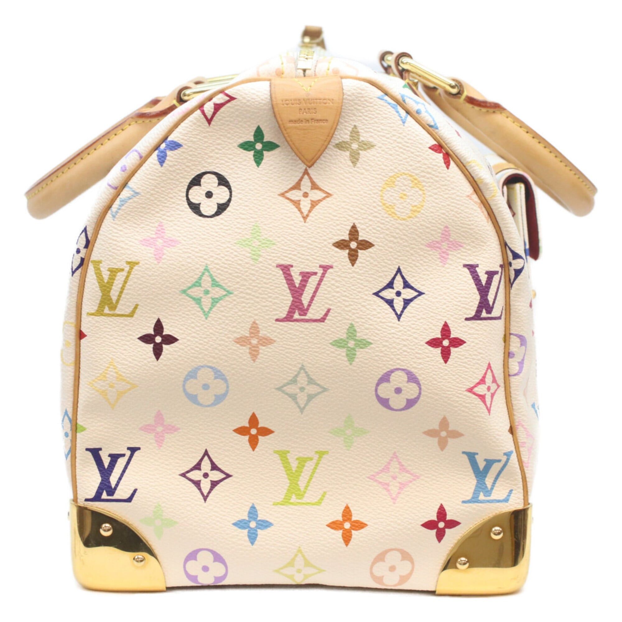 Louis Vuitton Louis Vuitton 2011 M93216 Monogram Multicolor Speedy 40 Boston Bag Blanc (White) Women's Size ONE SIZE - 4 Thumbnail