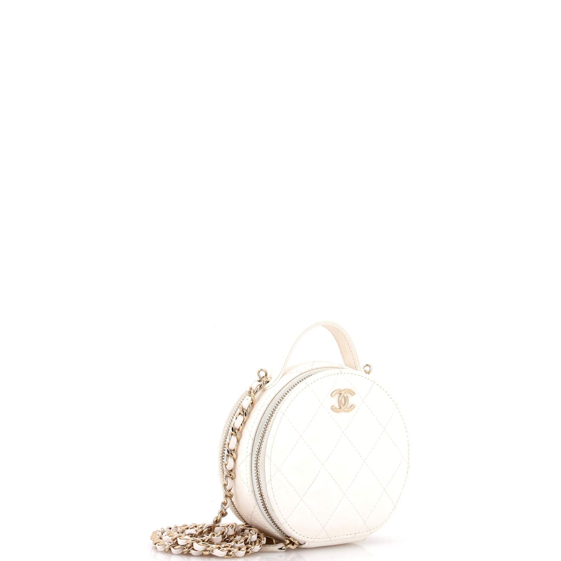 Chanel Handle with Care Round Vanity Case with Chain Size ONE SIZE - 2 Thumbnail