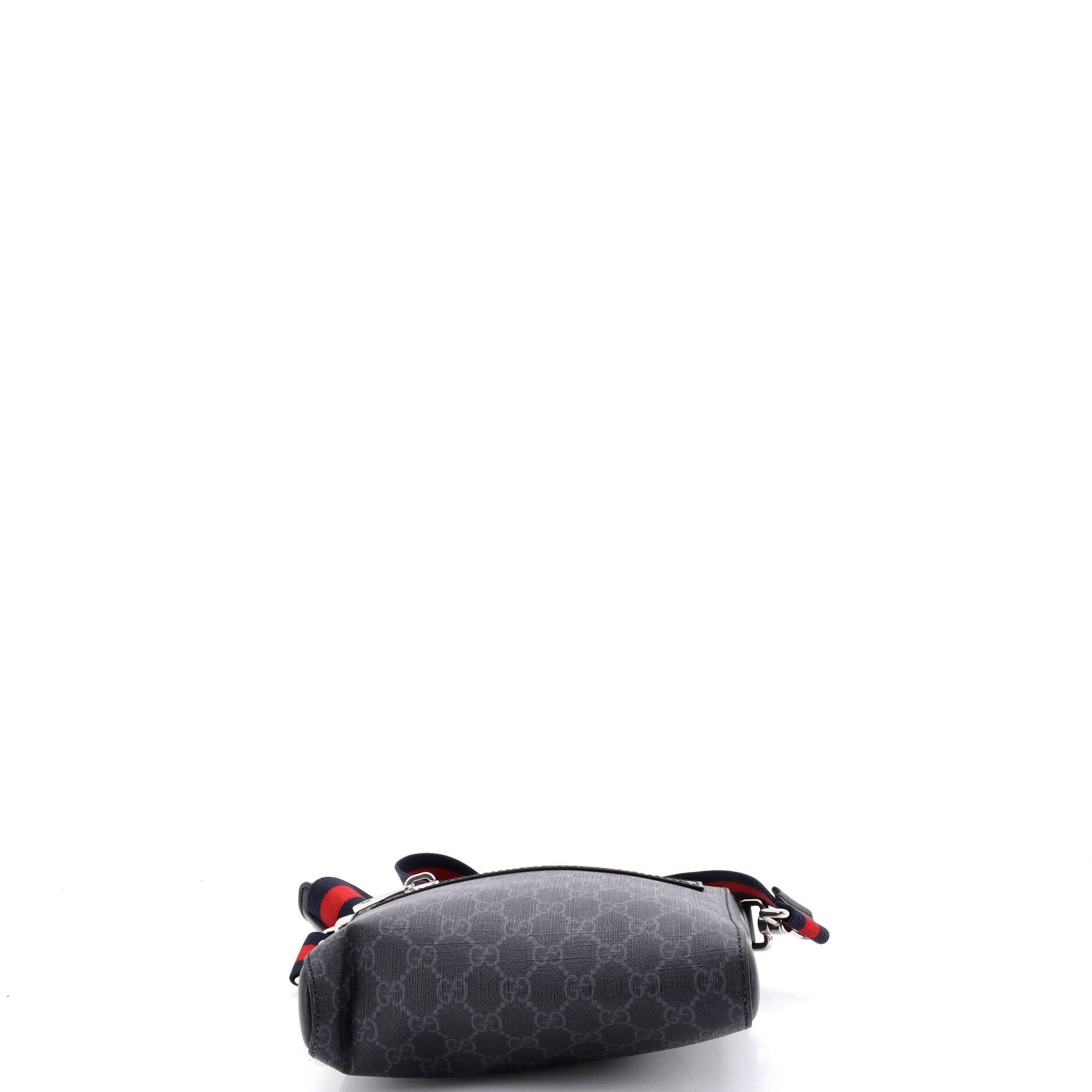 Gucci Web Strap Front Zip Messenger Bag Size ONE SIZE - 4 Thumbnail
